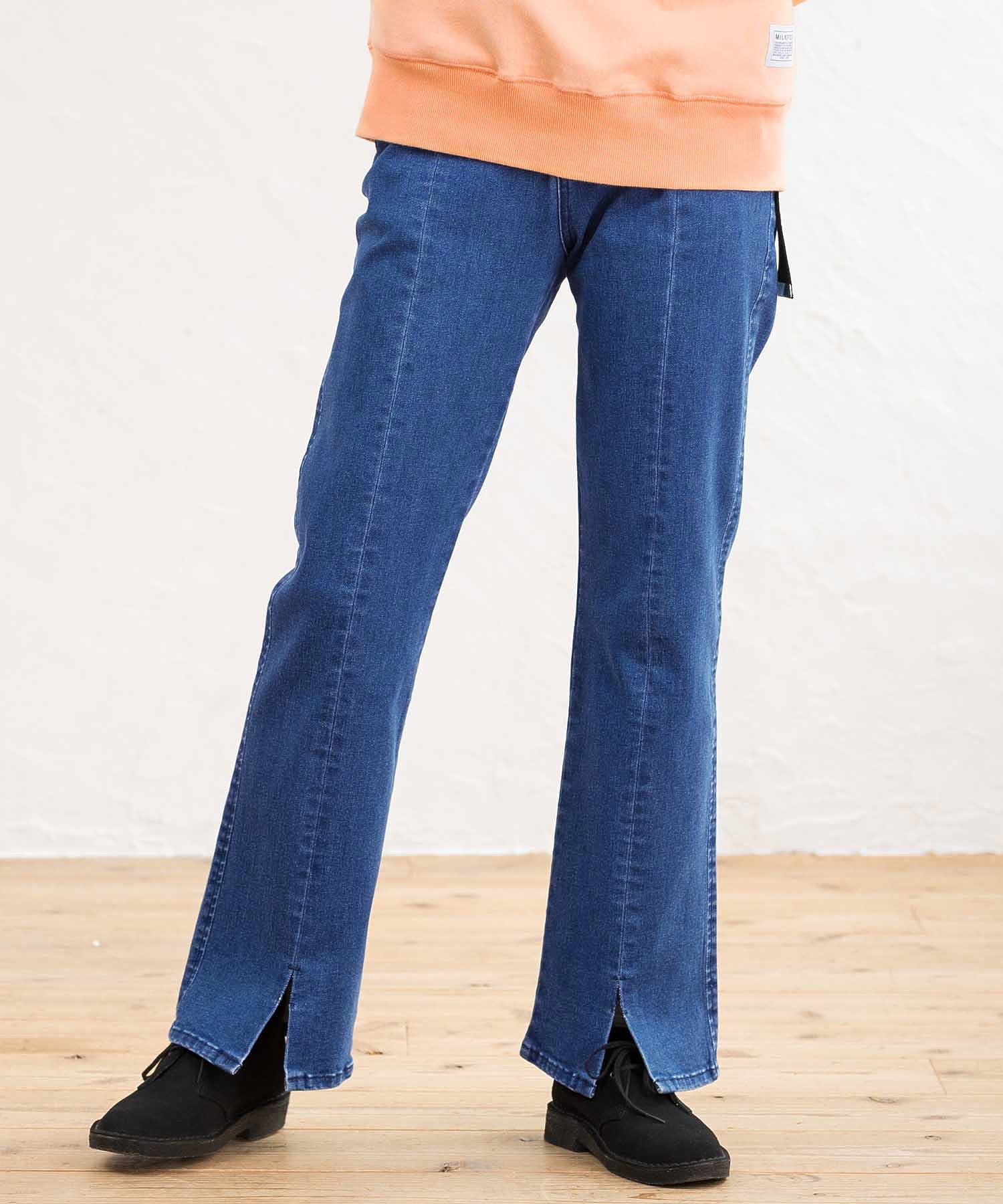 DENIM SLIT PANTS MILKFED. - Image 2