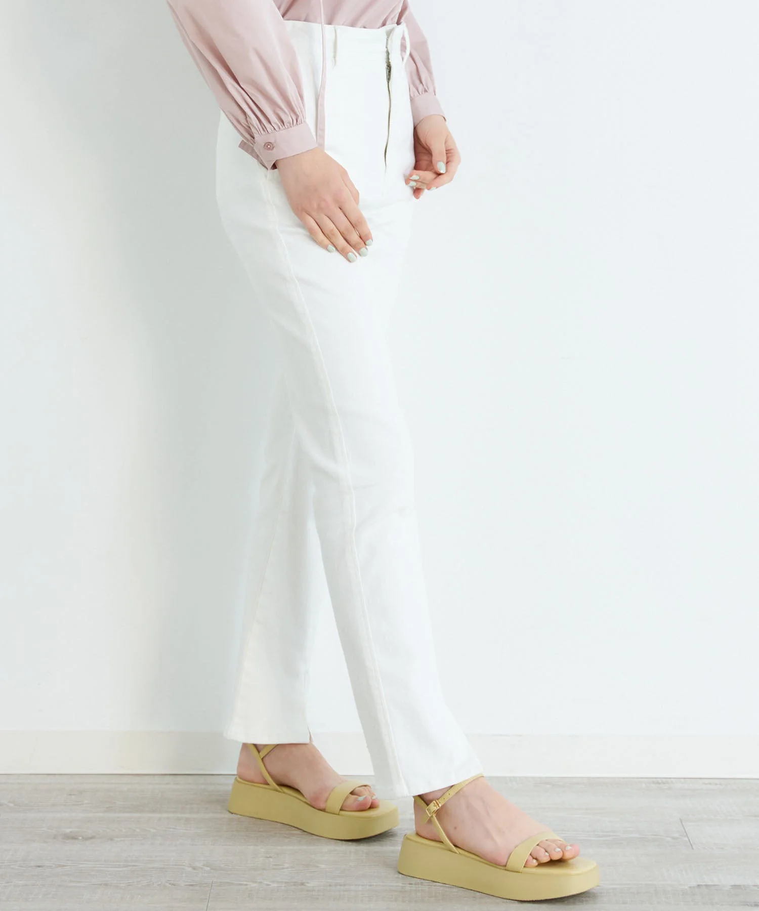 DENIM SLIT PANTS MILKFED. - Image 29