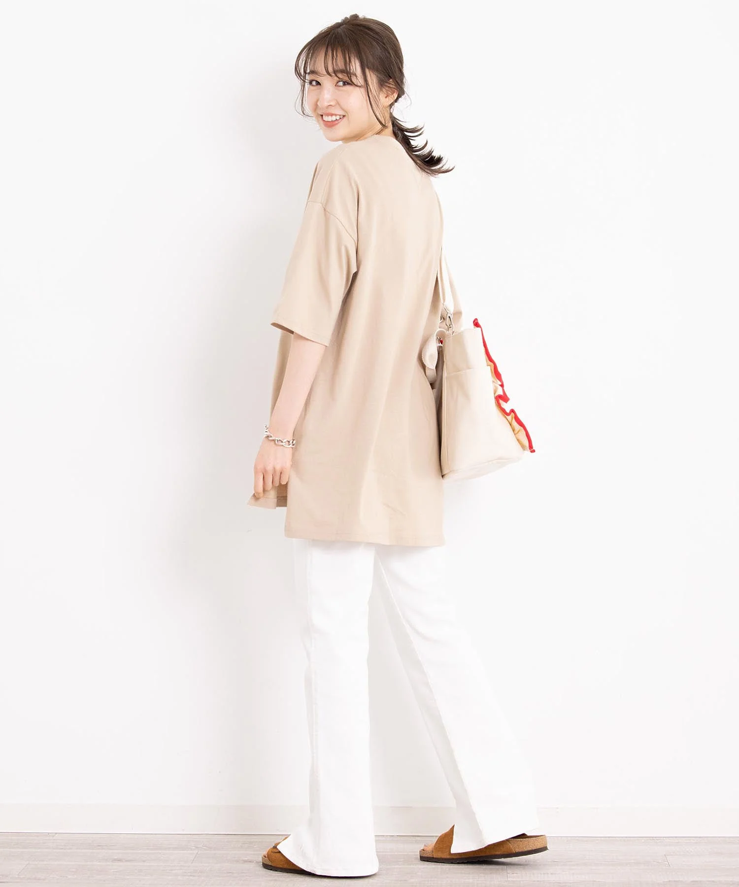 DENIM SLIT PANTS MILKFED. - Image 33