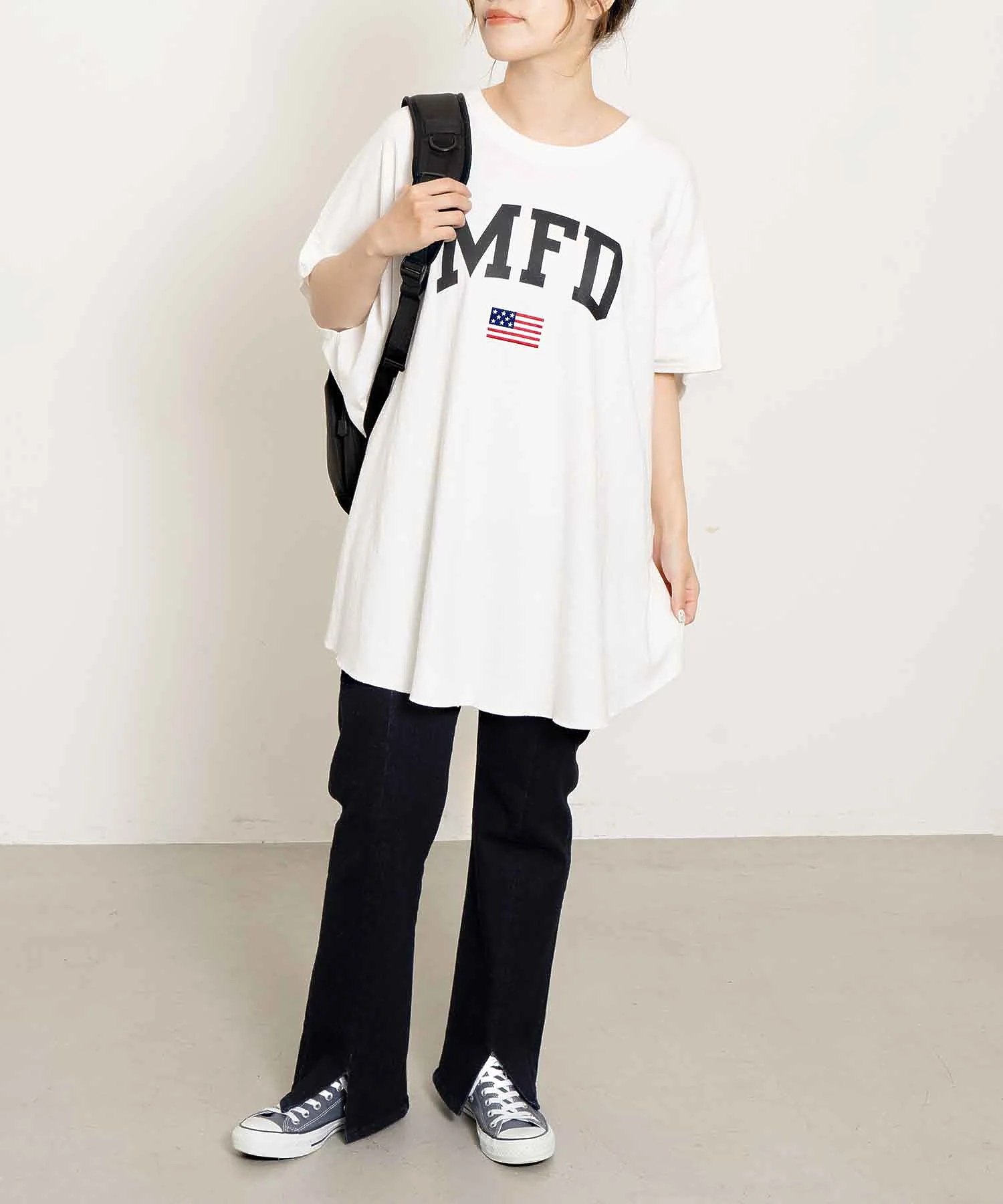 DENIM SLIT PANTS MILKFED. - Image 38