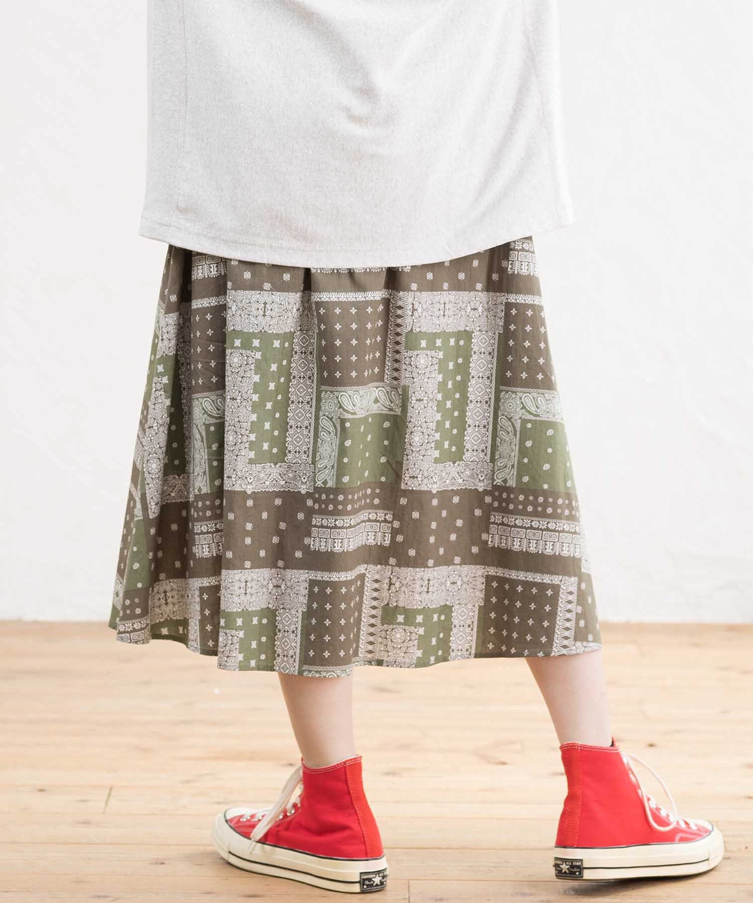 BANDANA PRINT SKIRT MILKFED. - Image 18
