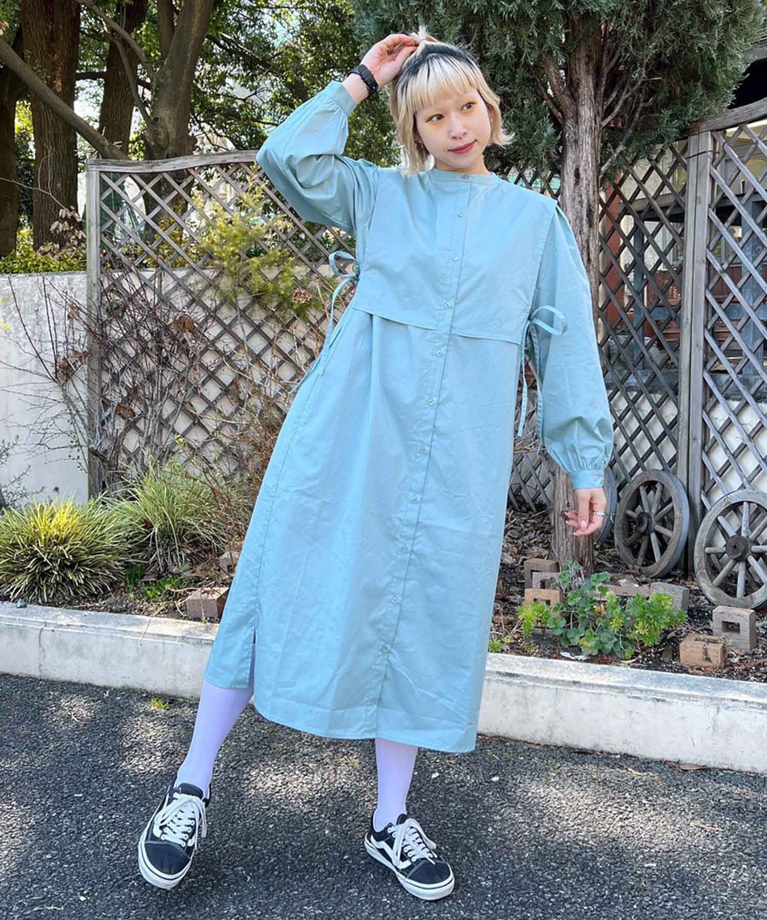 SIDE RIBBON SHIRT DRESS MILKFED. - Image 22