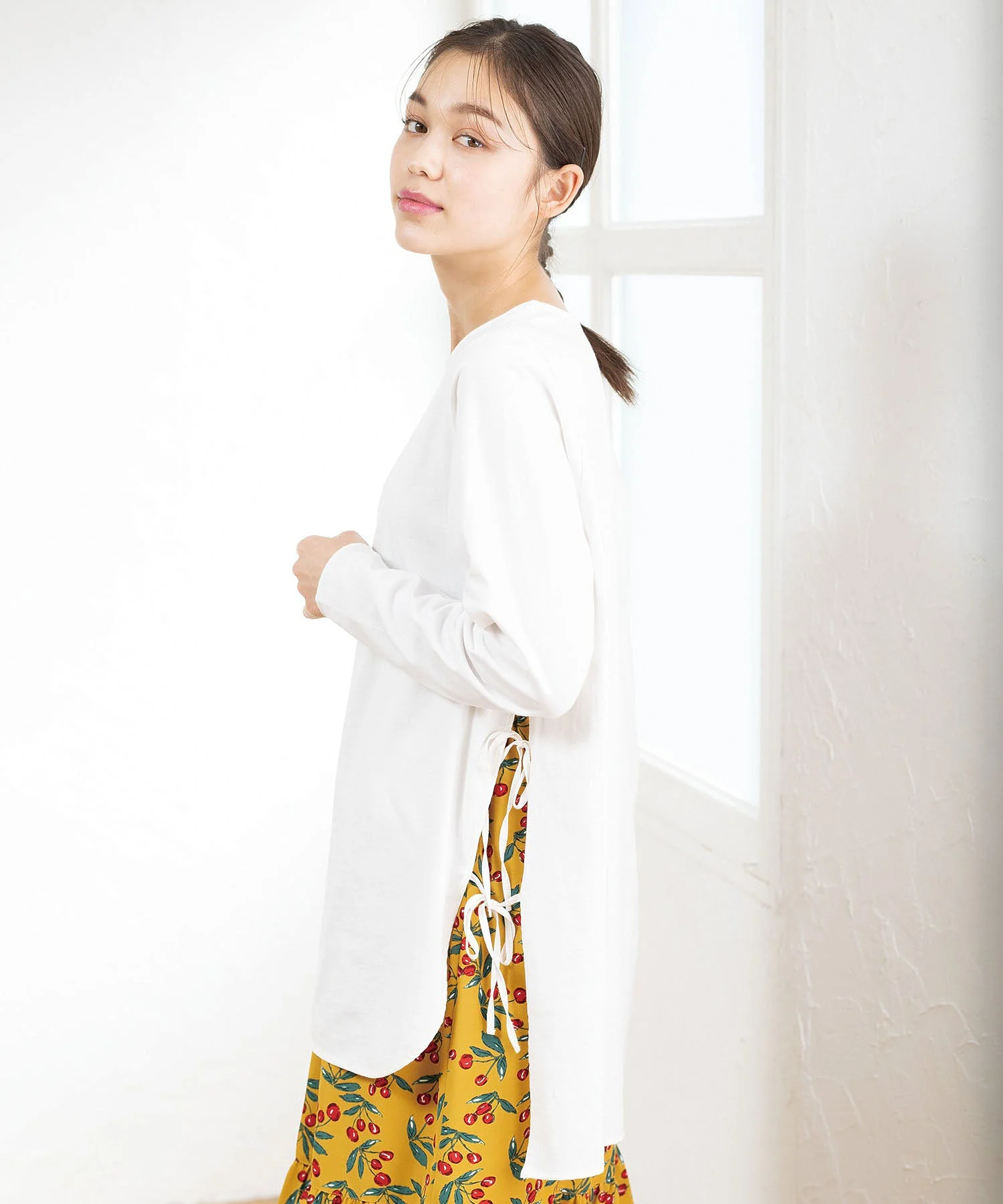 SIDE SLIT L/S TUNIC MILKFED. - Image 4