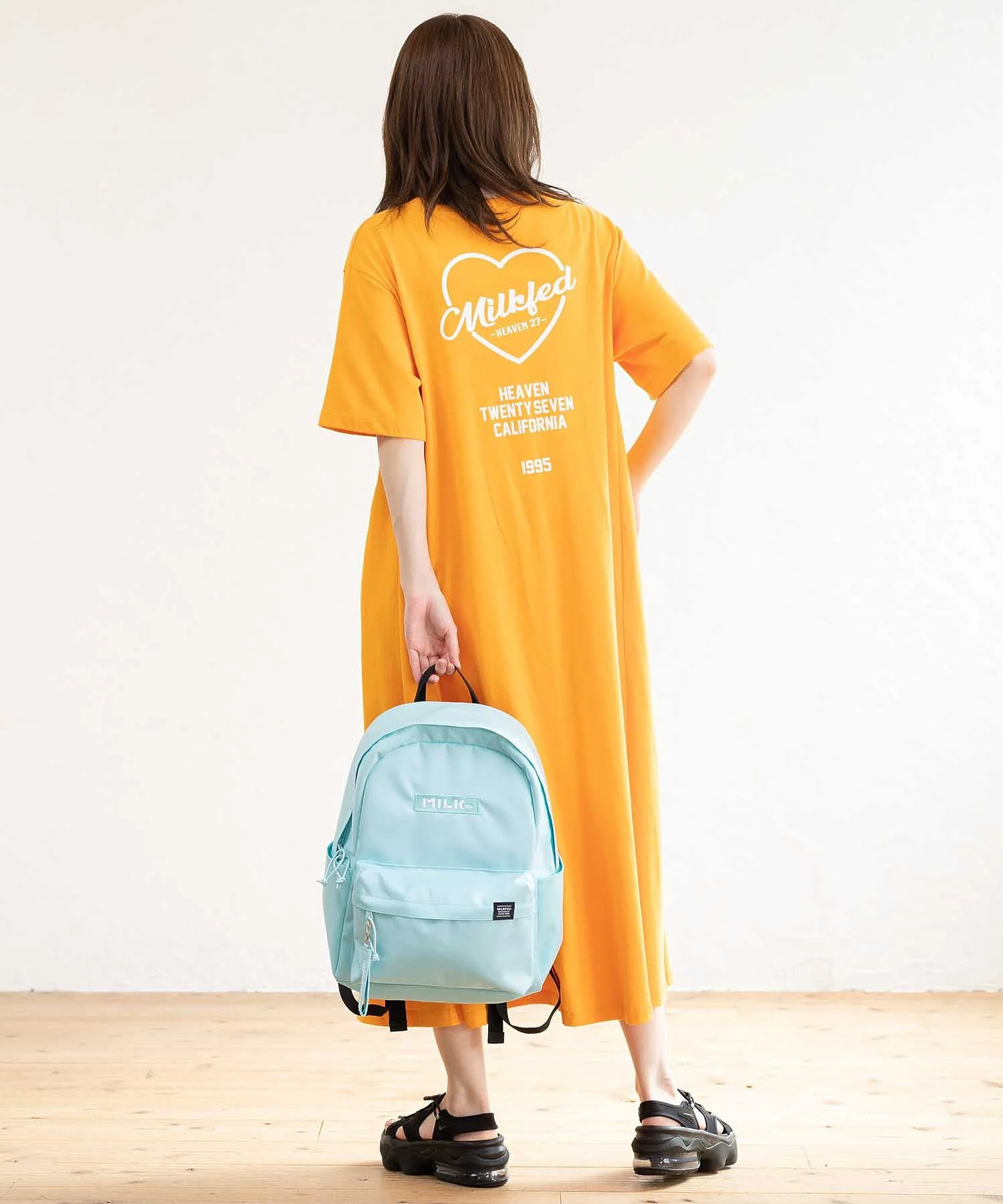 BACK HEART LOGO S/S DRESS MILKFED. - Image 2