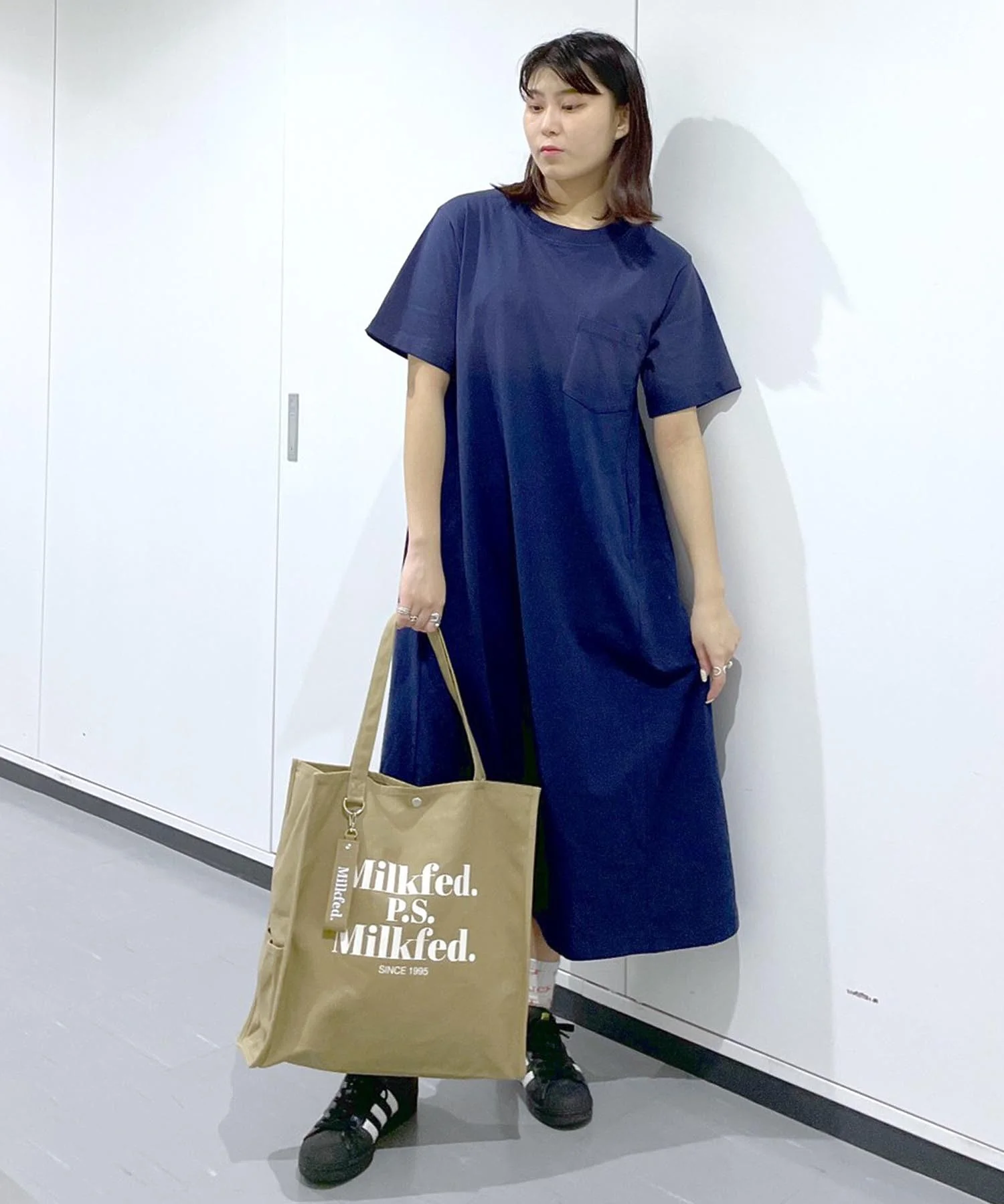 BACK HEART LOGO S/S DRESS MILKFED. - Image 21