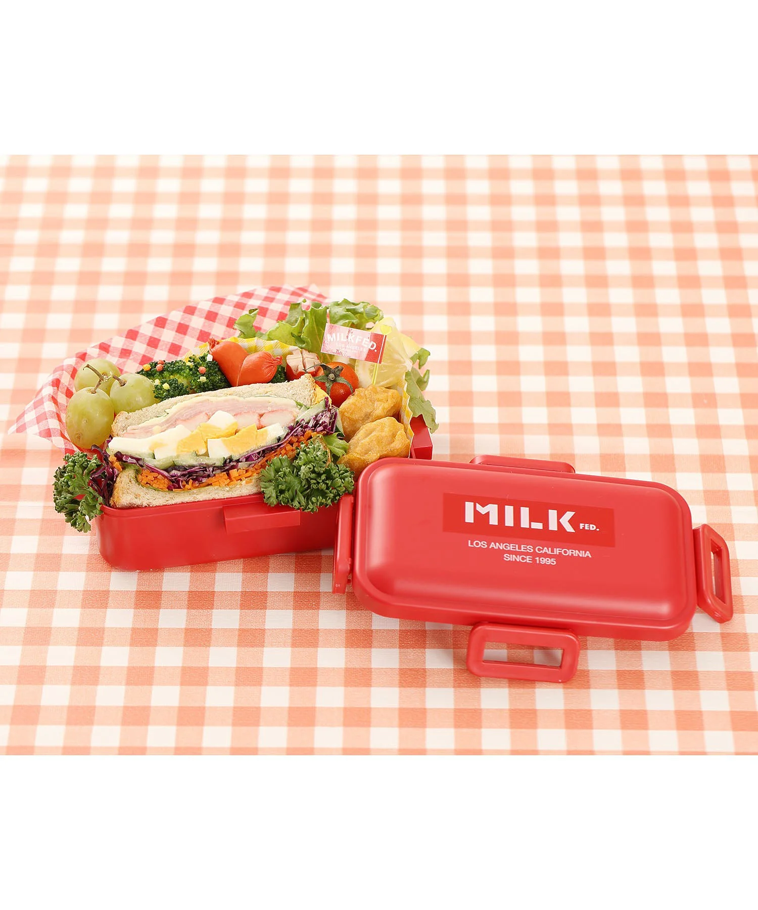 LIFE STYLE｜LOGO LUNCH BOX RED MILKFED. - Image 8