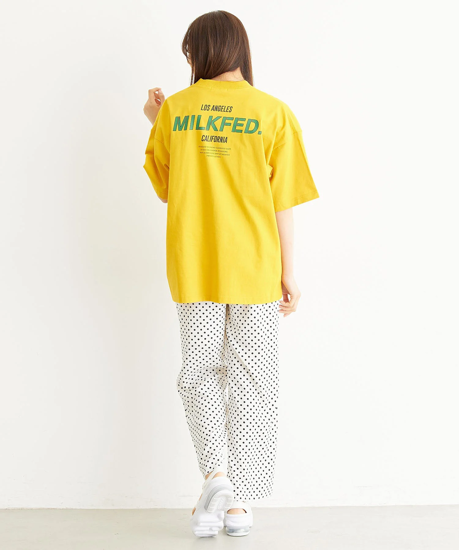 WIDE S/S TEE SLANTED STENCIL MILKFED. - Image 28