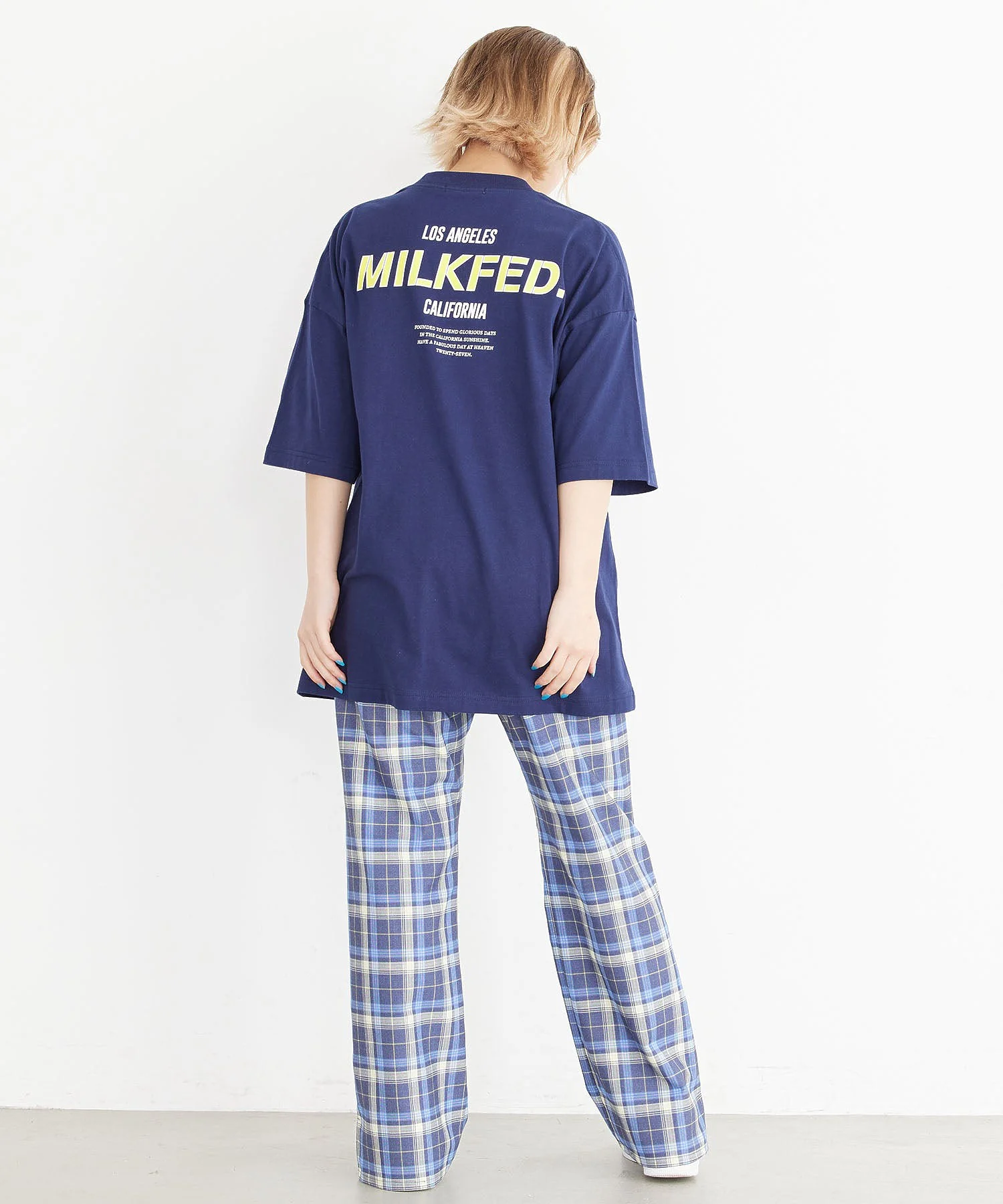 WIDE S/S TEE SLANTED STENCIL MILKFED. - Image 30