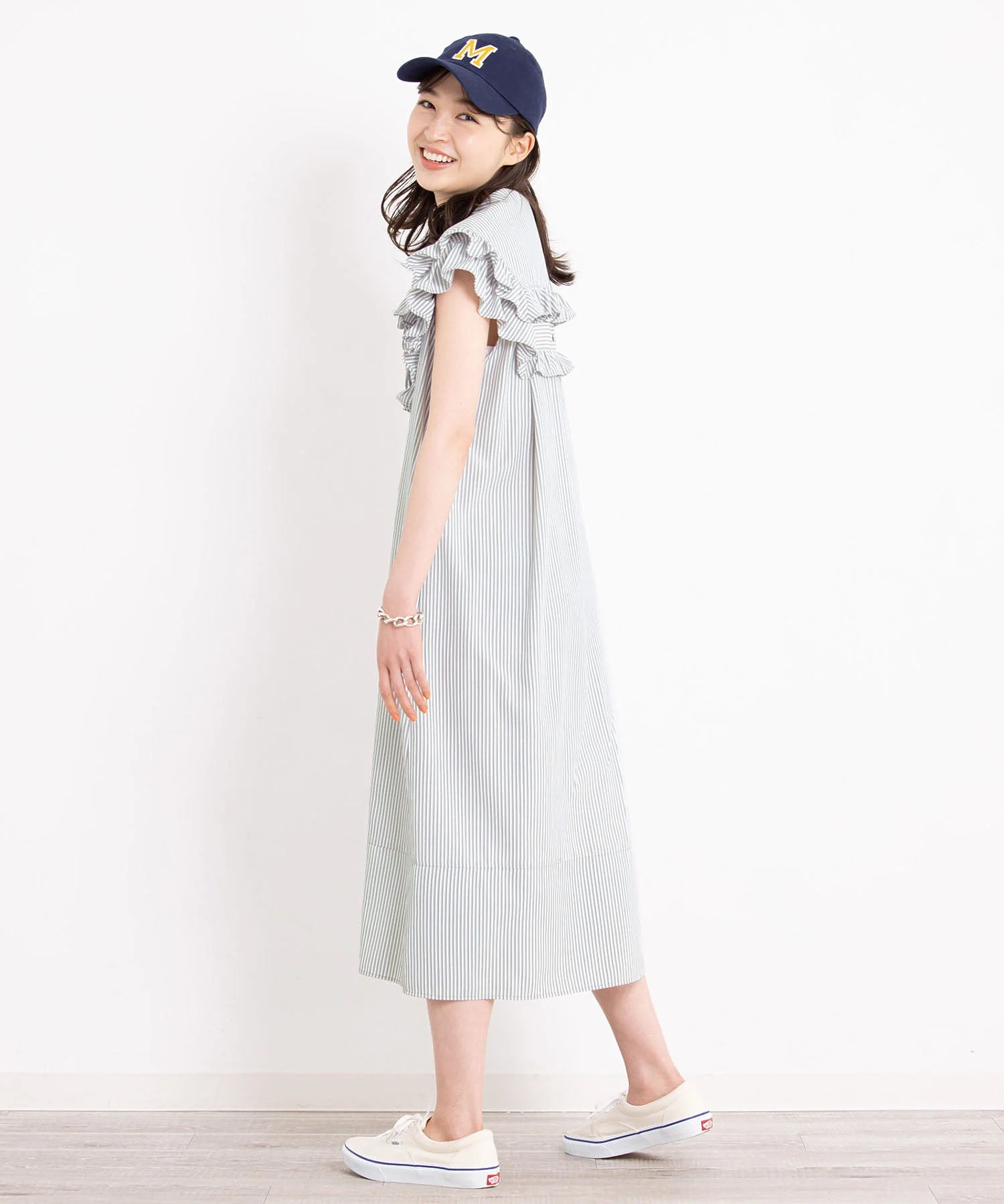RUFFLE COLLAR DRESS MILKFED. - Image 6