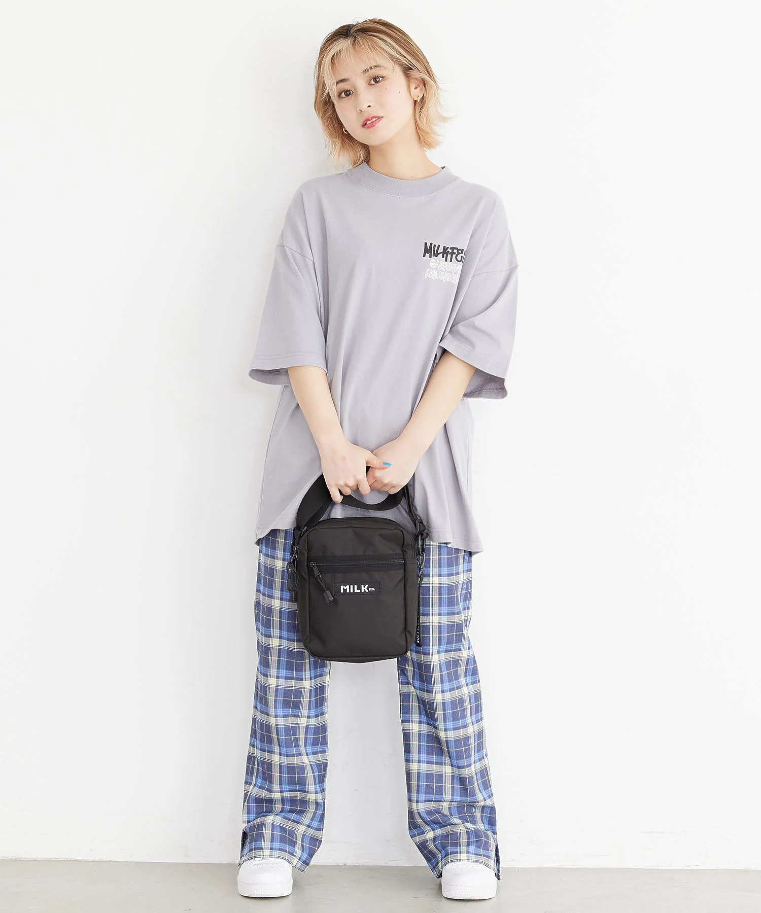 RECTANGLE SHOULDER BAG MILKFED. - Image 25