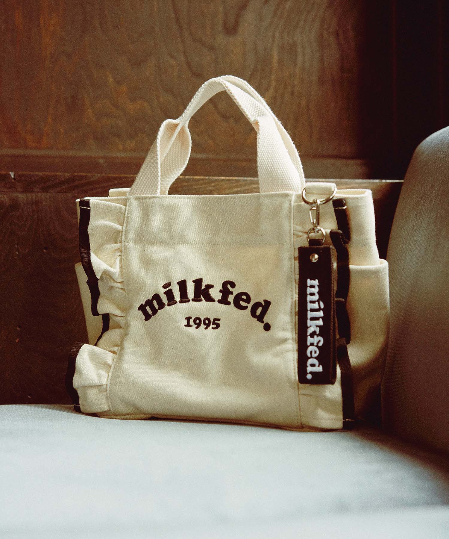 RUFFLE MINI BAG MILKFED. - Image 12