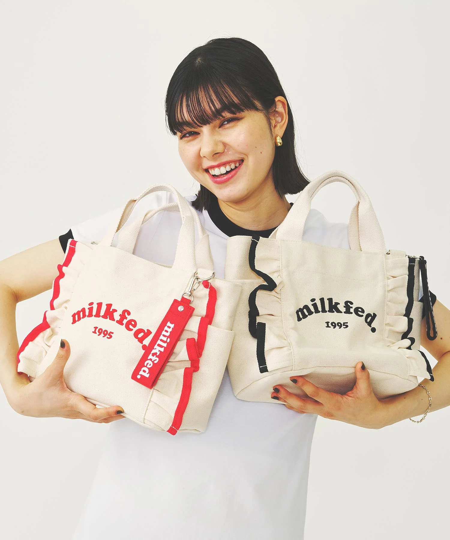 RUFFLE MINI BAG MILKFED. - Image 16