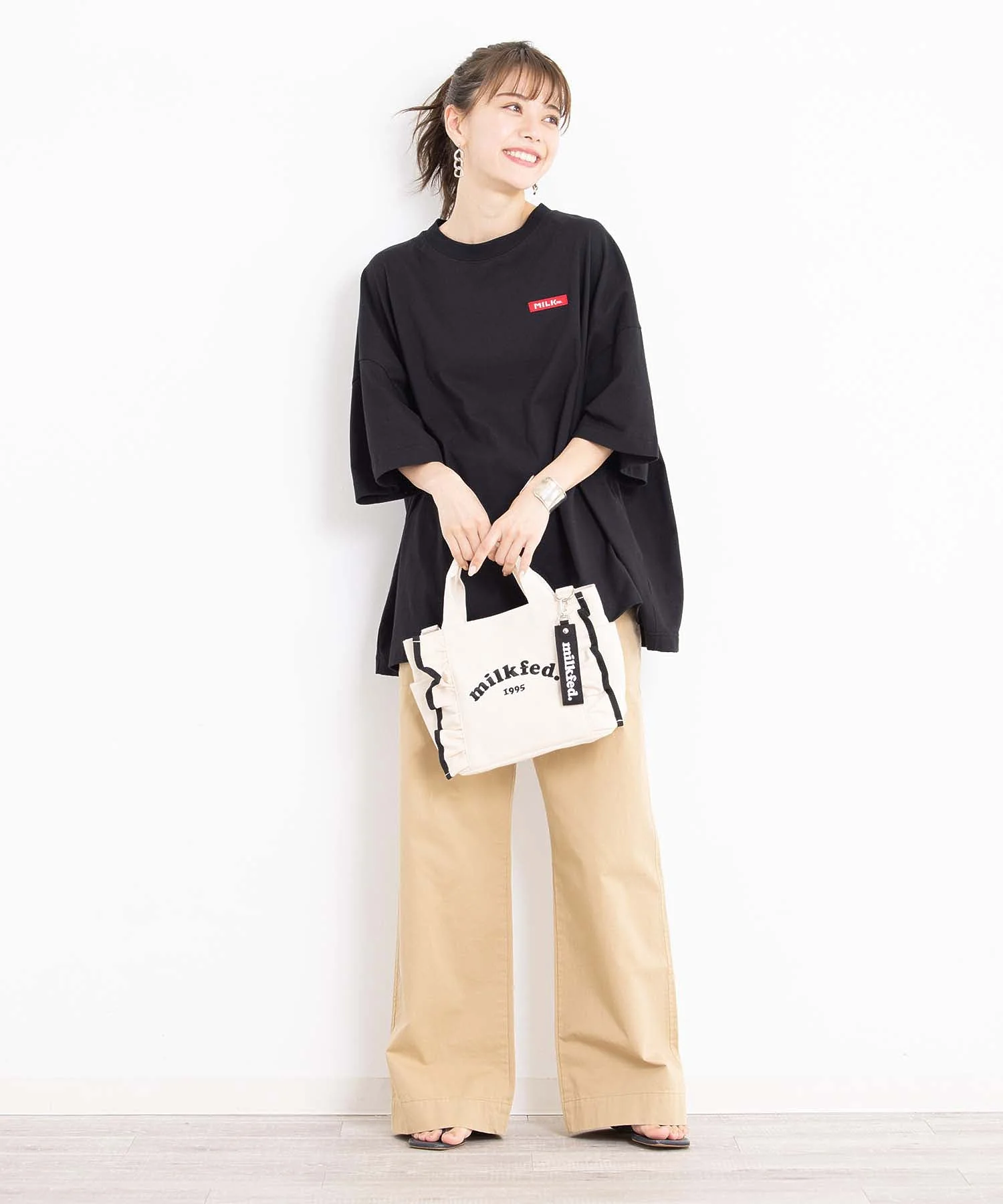 RUFFLE MINI BAG MILKFED. - Image 24