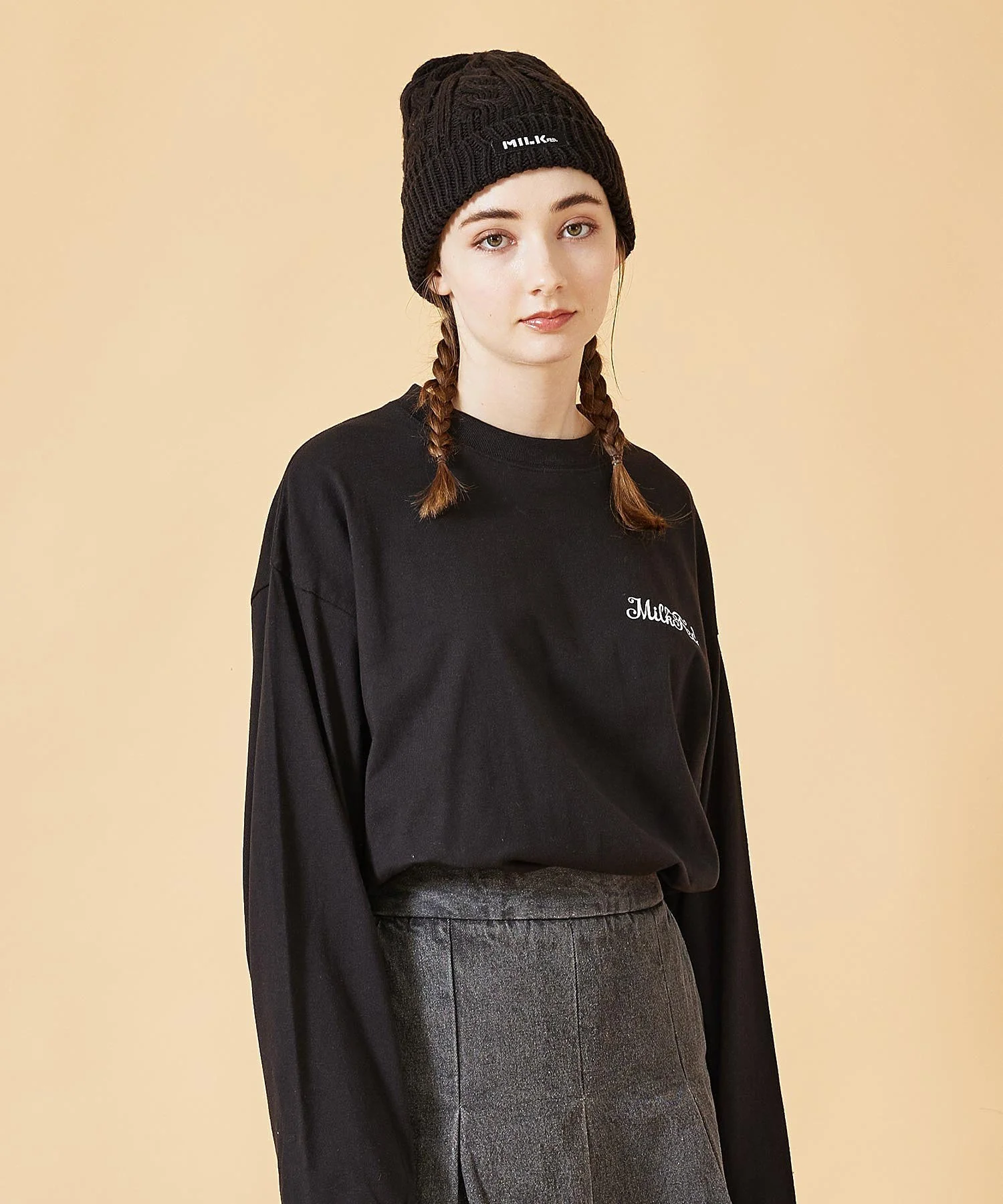 CURL LOGO WIDE L/S TEE MILKFED. - Image 7