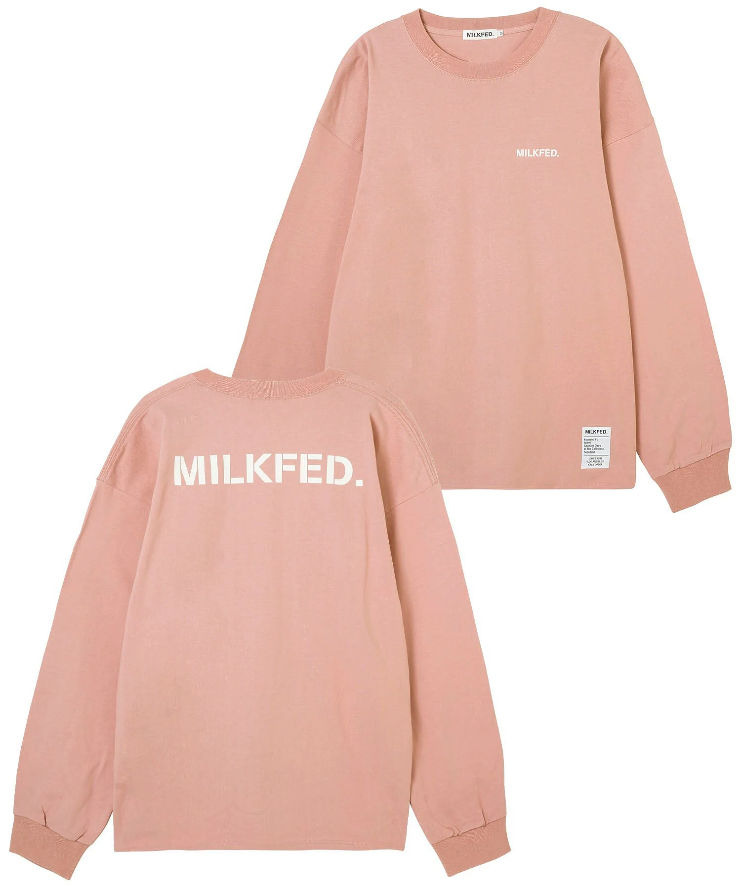 BASIC STENCIL WIDE L/S TEE MILKFED. - Image 22