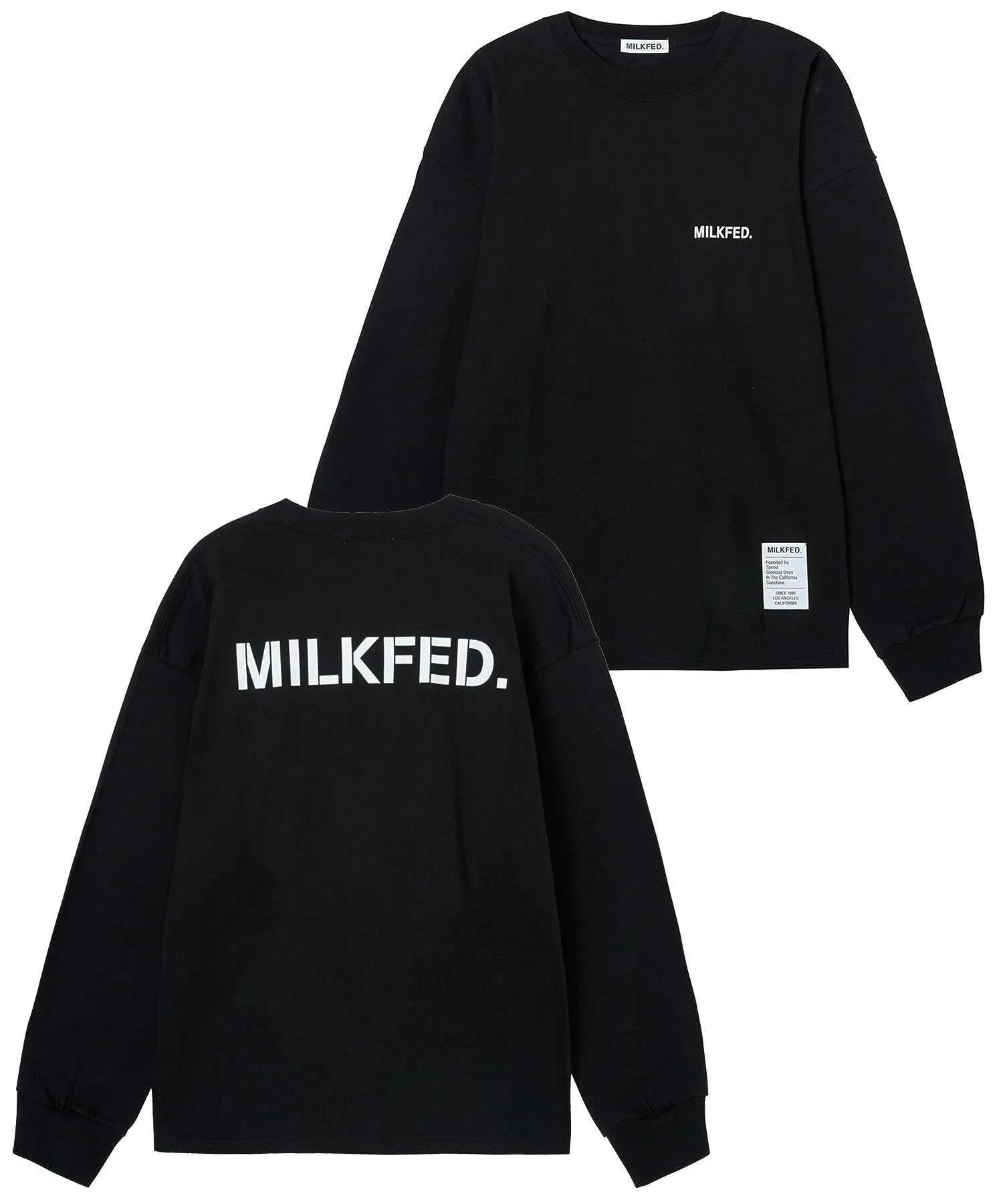 BASIC STENCIL WIDE L/S TEE MILKFED. - Image 26
