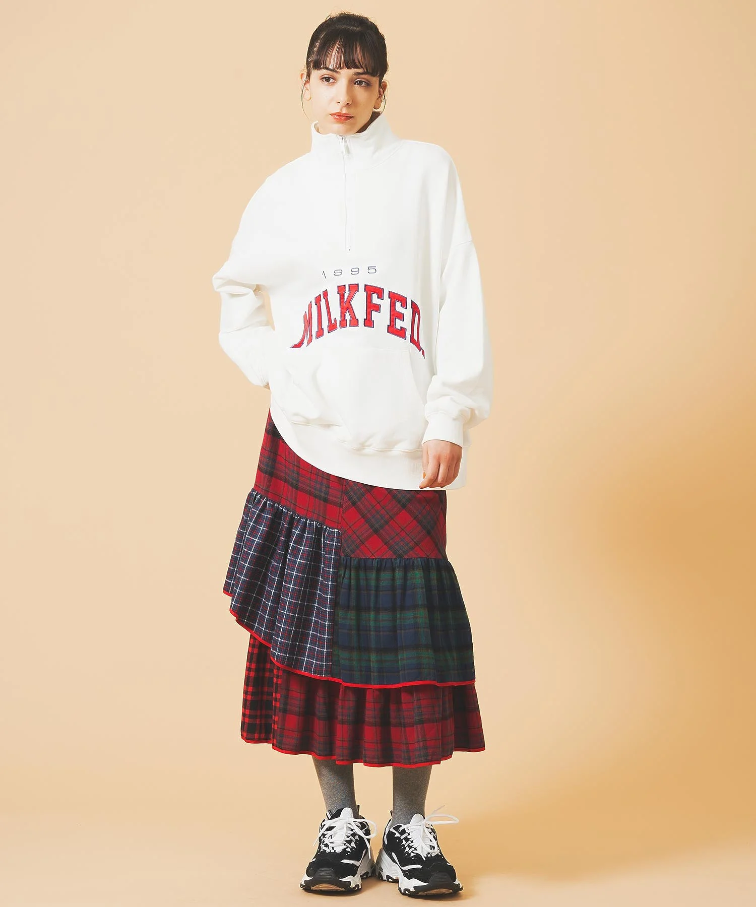 HALF ZIP BIG SWEAT TOP MILKFED. - Image 9