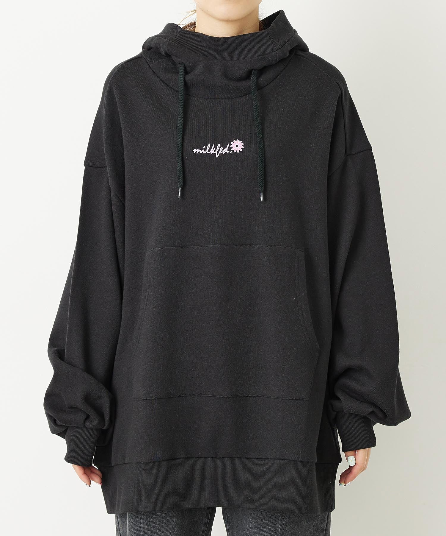 HIGH NECK BIG SWEAT HOODIE MILKFED. - Image 4