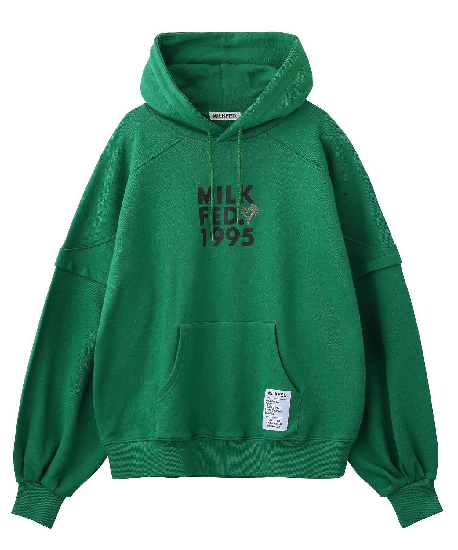 LAYERED SLEEVE SWEAT HOODIE MILKFED. - Image 23