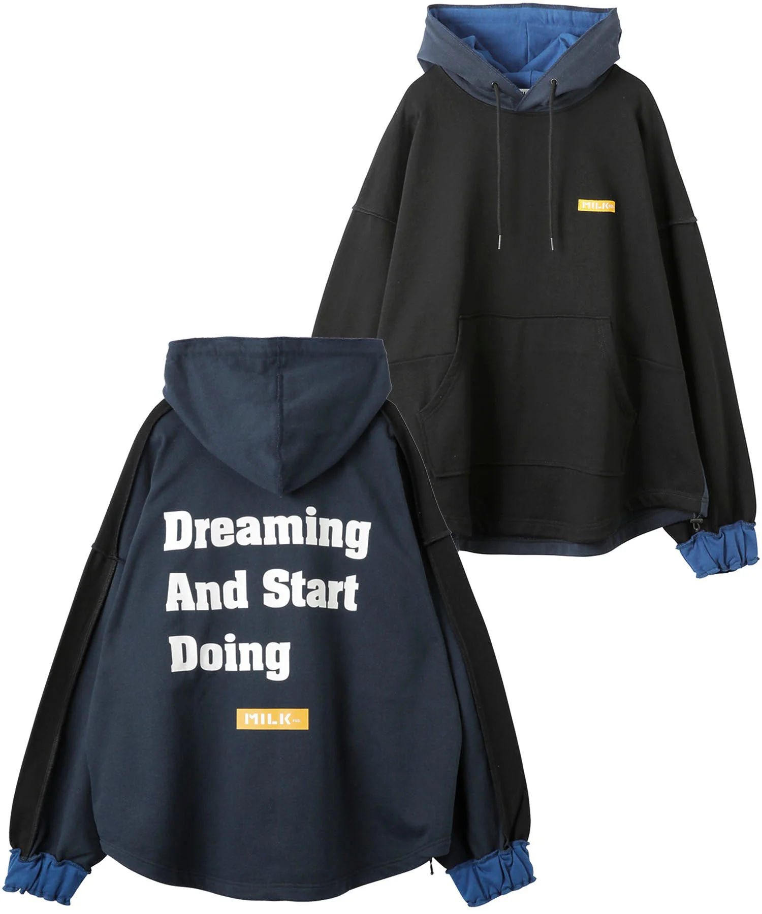 MULTICOLOR INSIDE OUT SWEAT HOODIE MILKFED. - Image 3