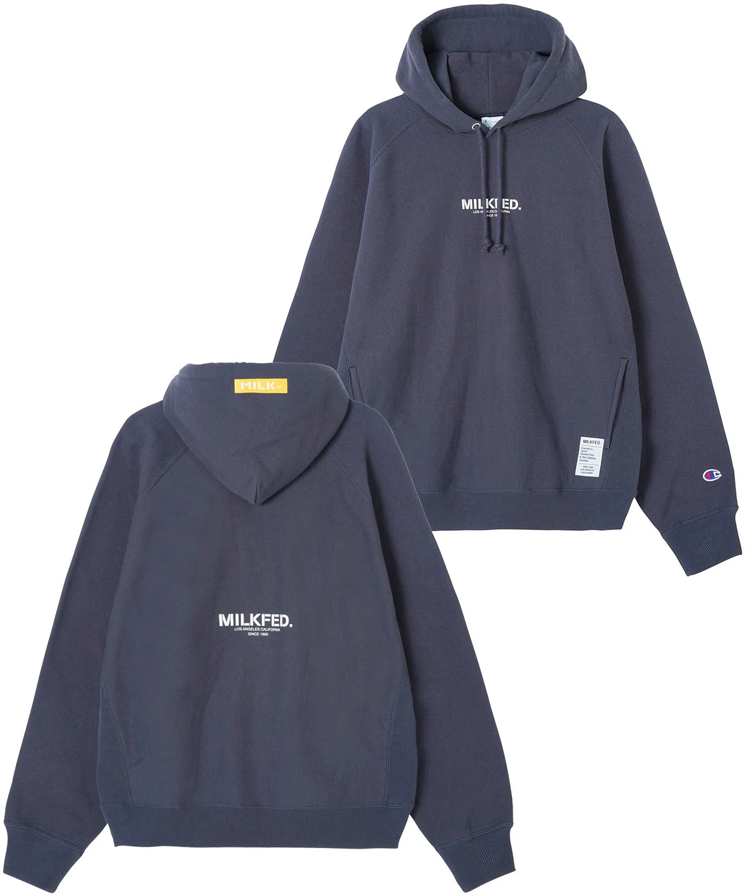 MILKFED.ⅹCHAMPION SWEAT HOODIE - Image 4