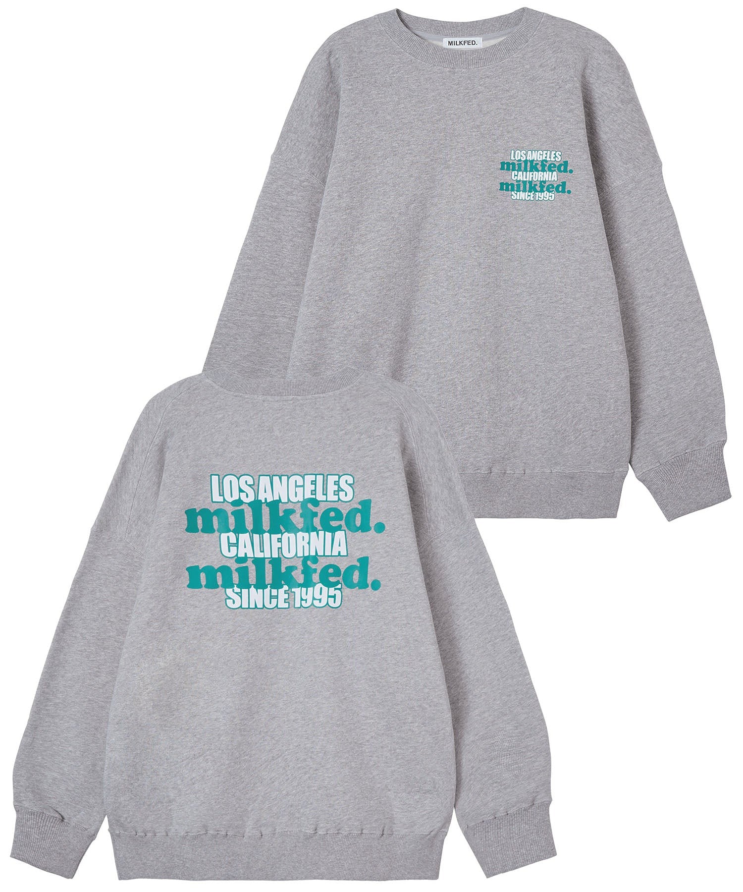 DOUBLE LINE COOPER LOGO BIG SWEAT TOP MILKFED. - Image 18