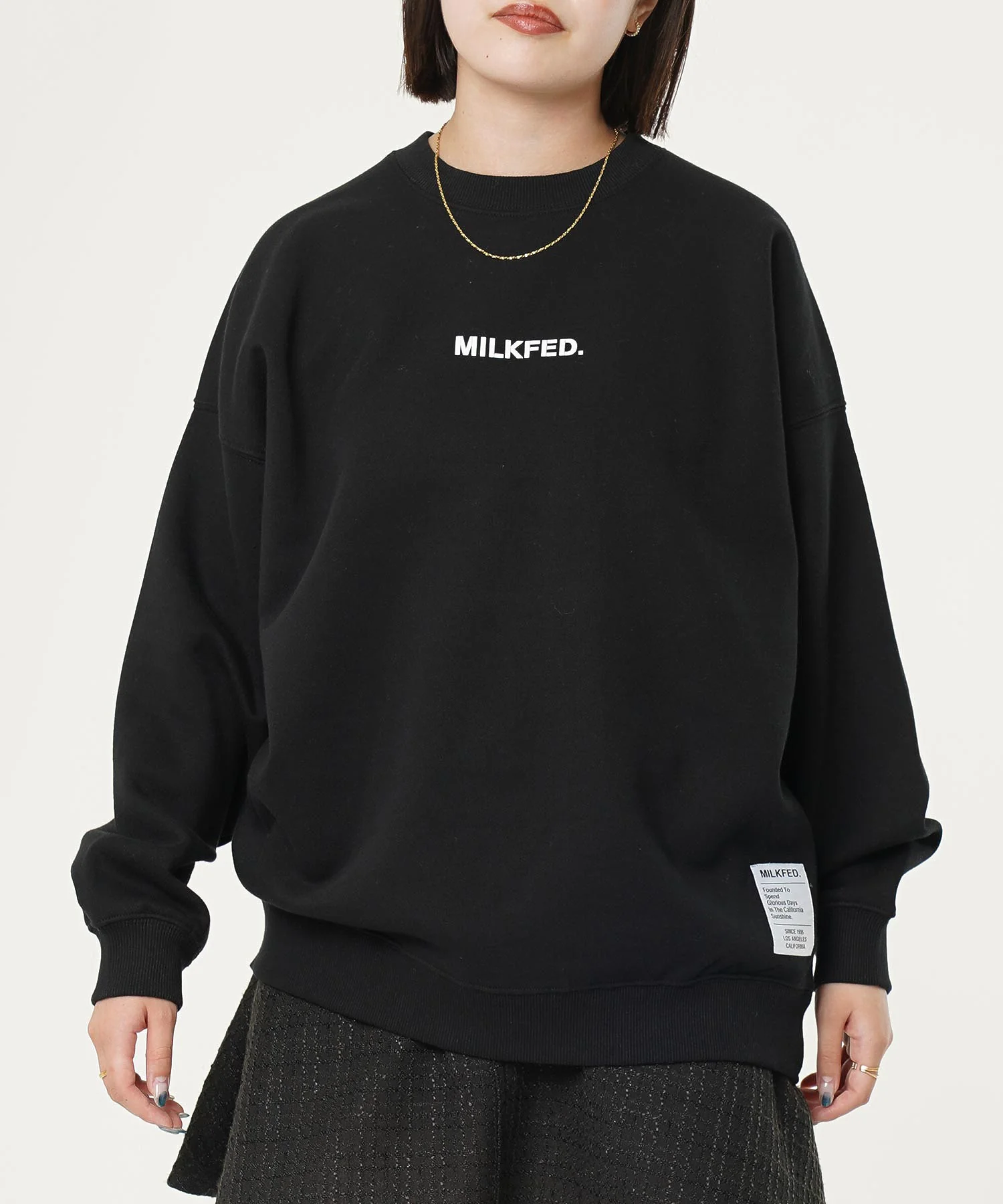 BASIC STENCIL BIG SWEAT TOP MILKFED. - Image 23