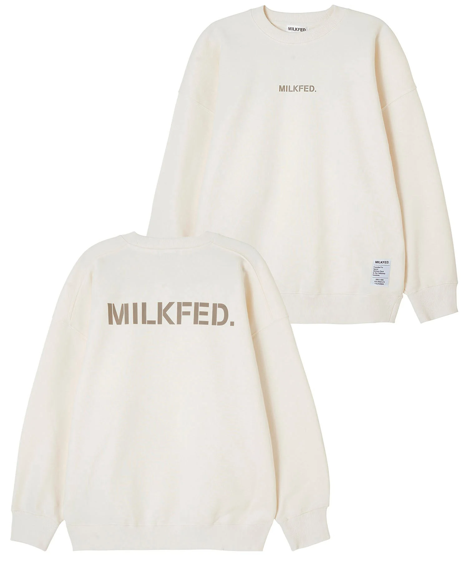 BASIC STENCIL BIG SWEAT TOP MILKFED. - Image 27