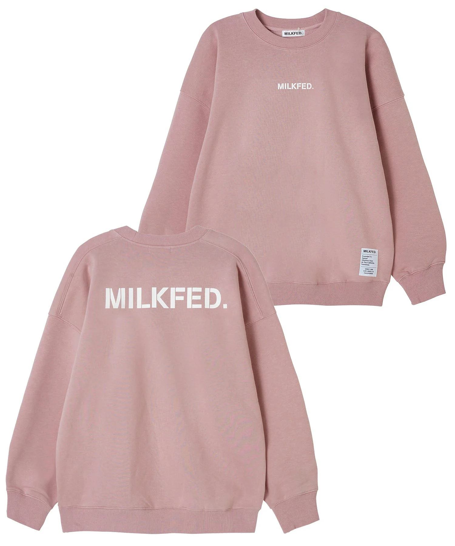 BASIC STENCIL BIG SWEAT TOP MILKFED. - Image 32