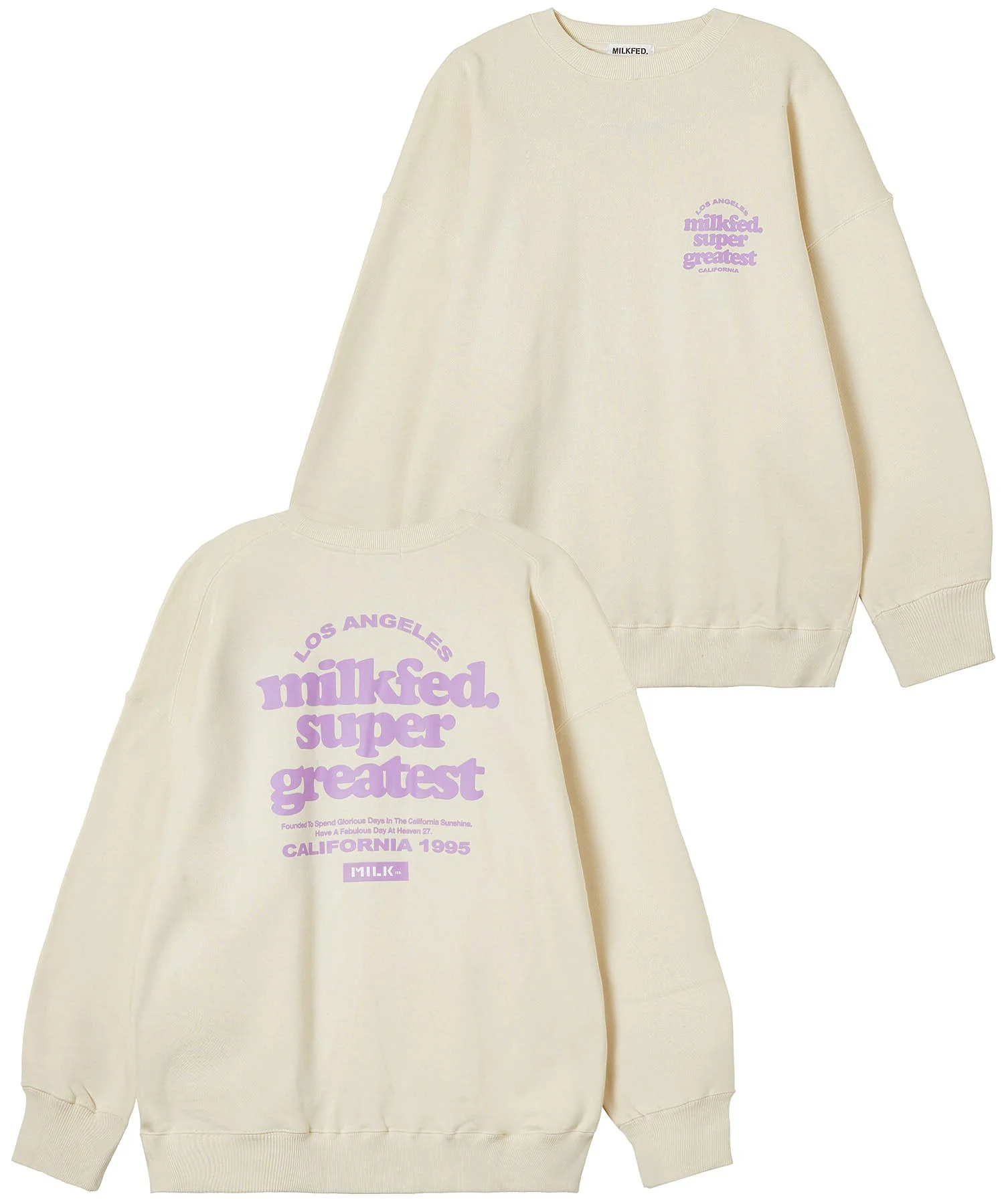 COOPER MESSAGE BIG SWEAT TOP MILKFED. - Image 21