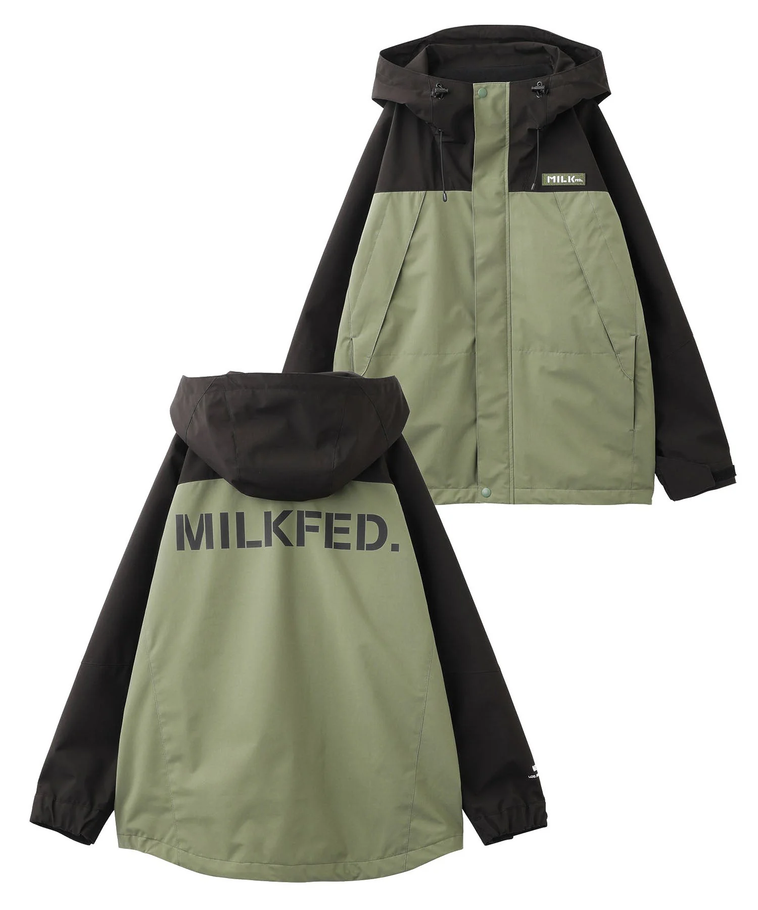 BACK LOGO BICOLOR MOUNTAIN PARKA MILKFED. - Image 32