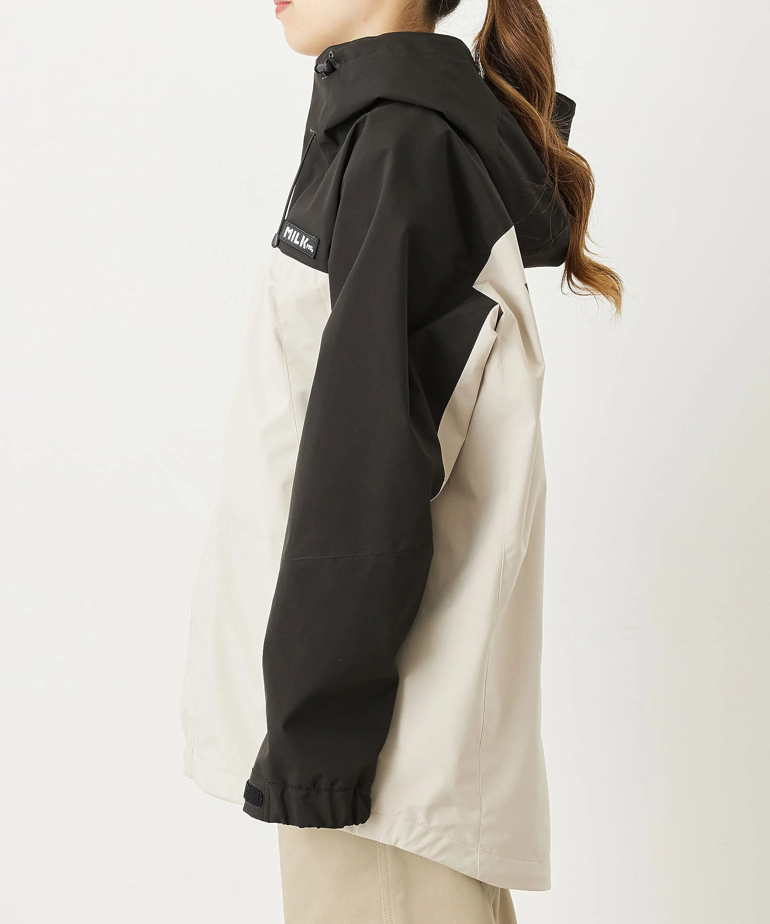 BACK LOGO BICOLOR MOUNTAIN PARKA MILKFED. - Image 8