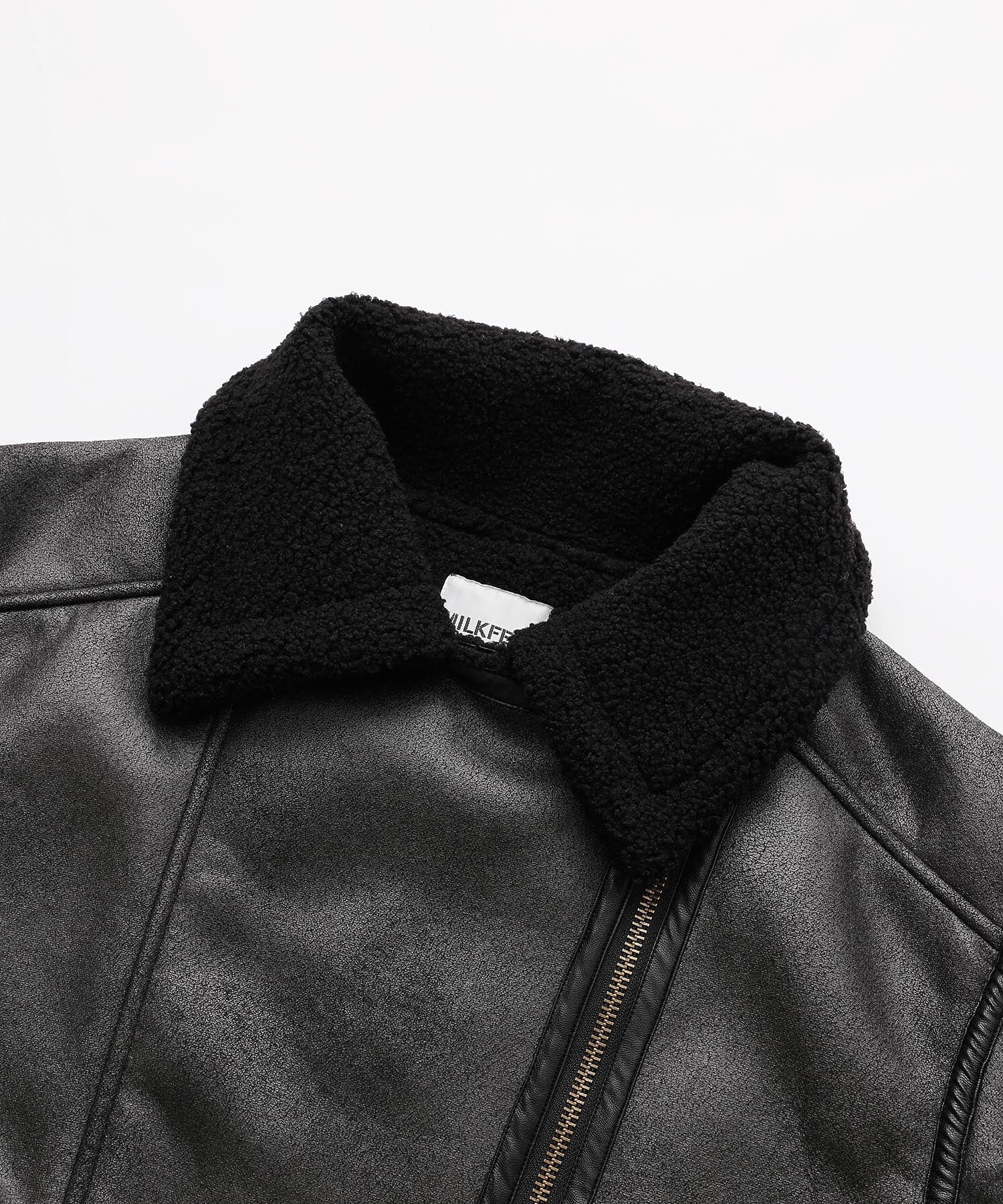 FAUX MOUTON RIDERS JACKET MILKFED. - Image 15
