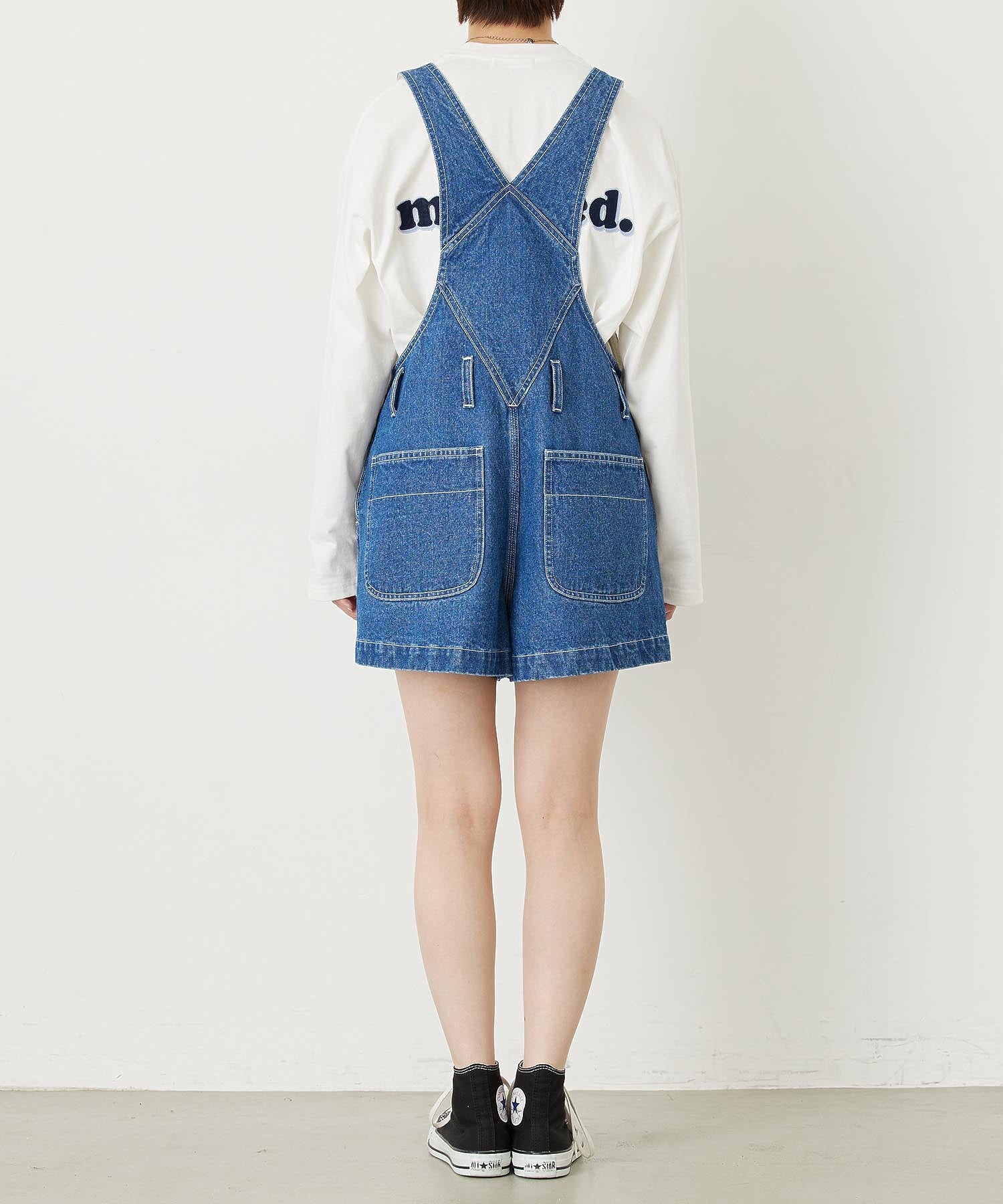 DENIM MINI SALOPETTE MILKFED. - Image 12