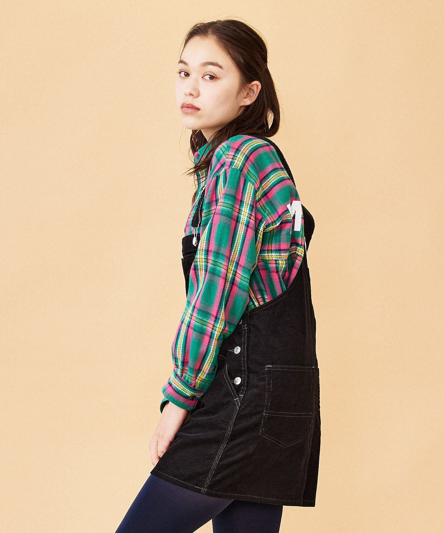 CORDUROY MINI JUMPER SKIRT MILKFED. - Image 5