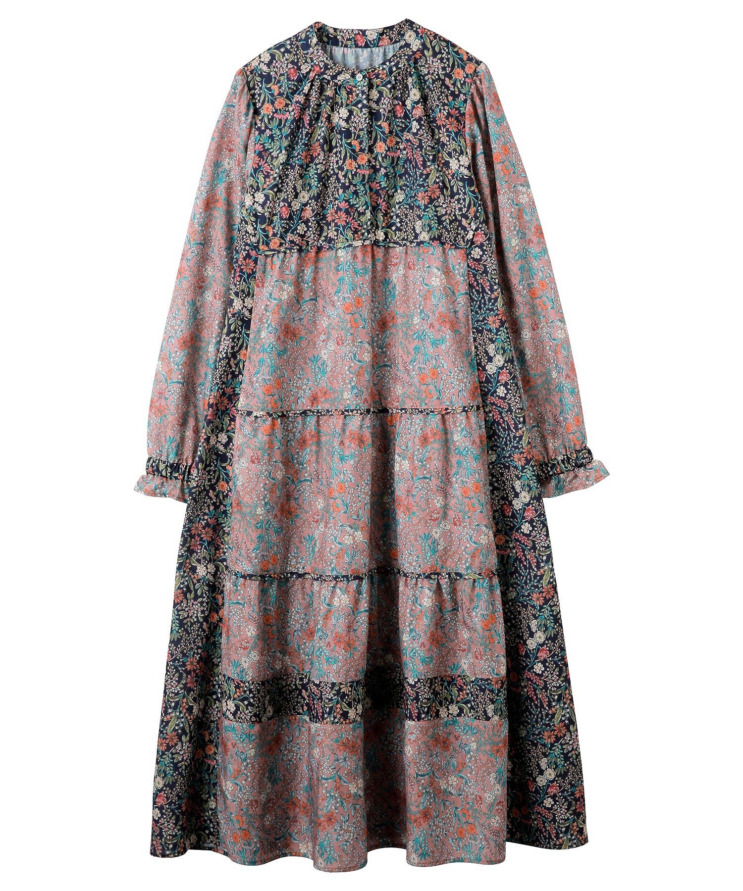 FLORAL PATTERN PANELED DRESS MILKFED. - Image 24
