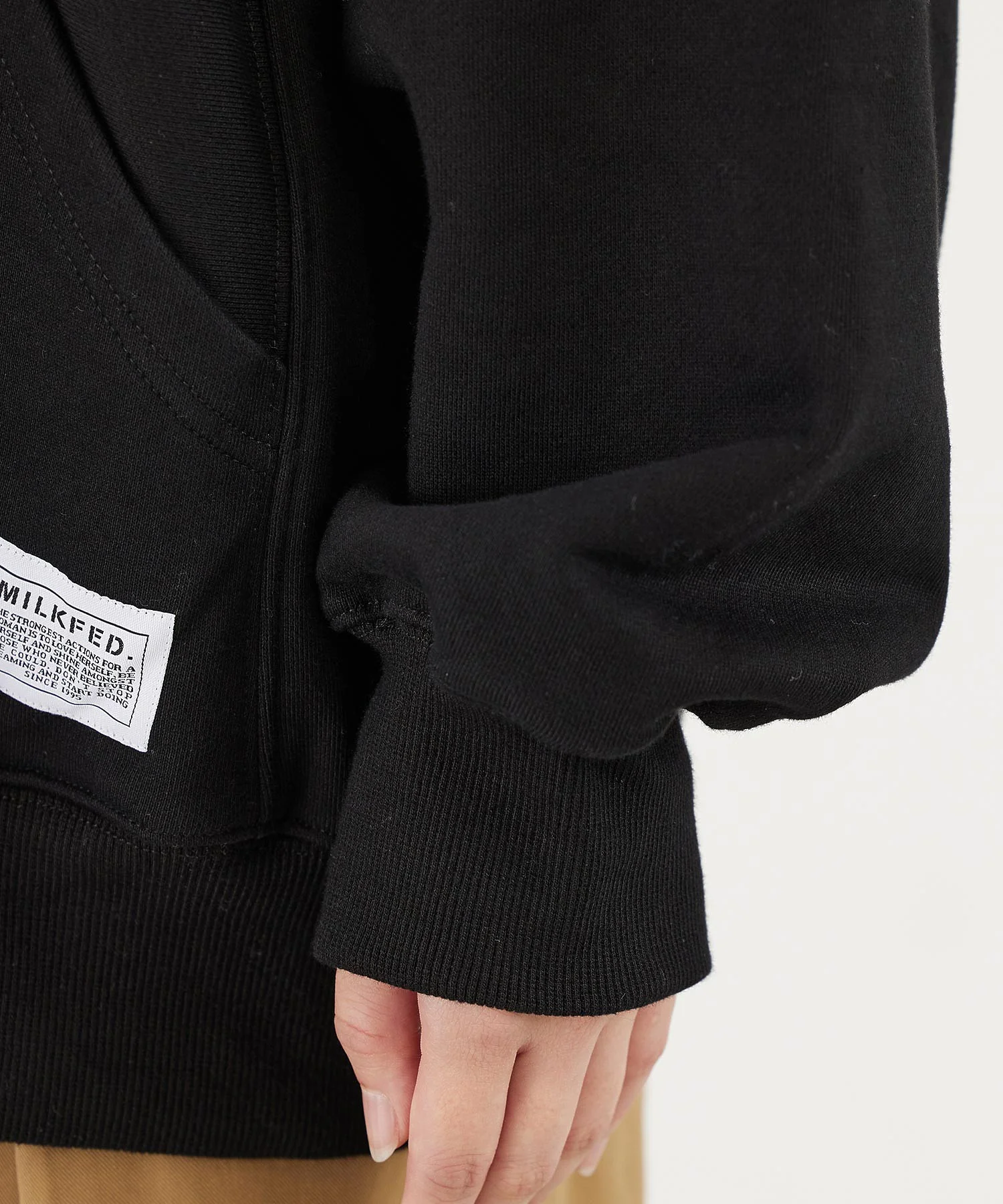 RAGLAN SWEAT HIGH NECK TOP MILKFED. - Image 10