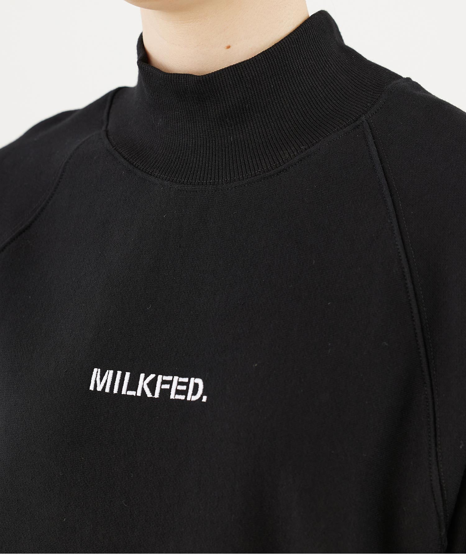 RAGLAN SWEAT HIGH NECK TOP MILKFED. - Image 7