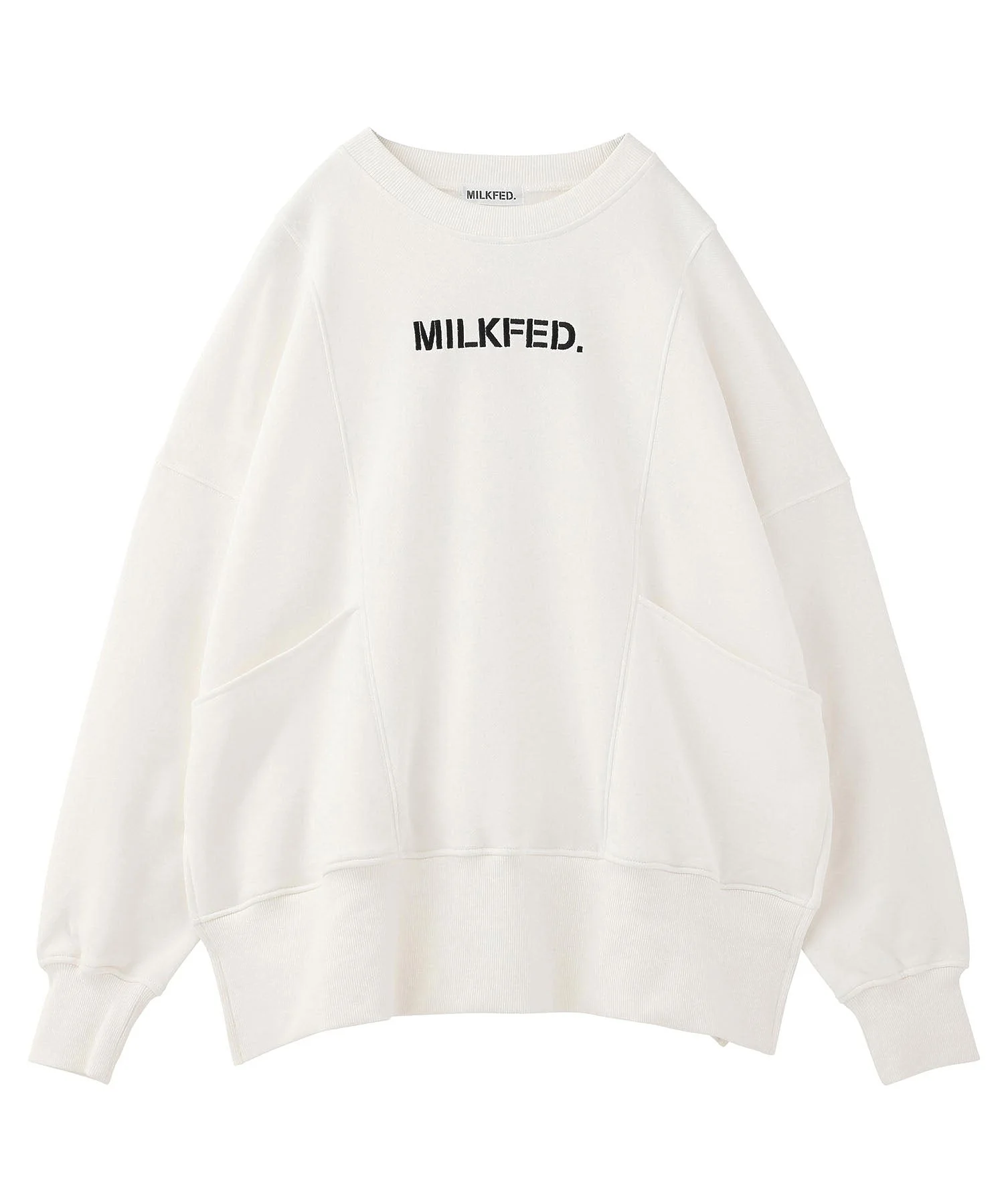 EMBROIDERY LOGO PANELED SWEAT TOP MILKFED. - Image 17