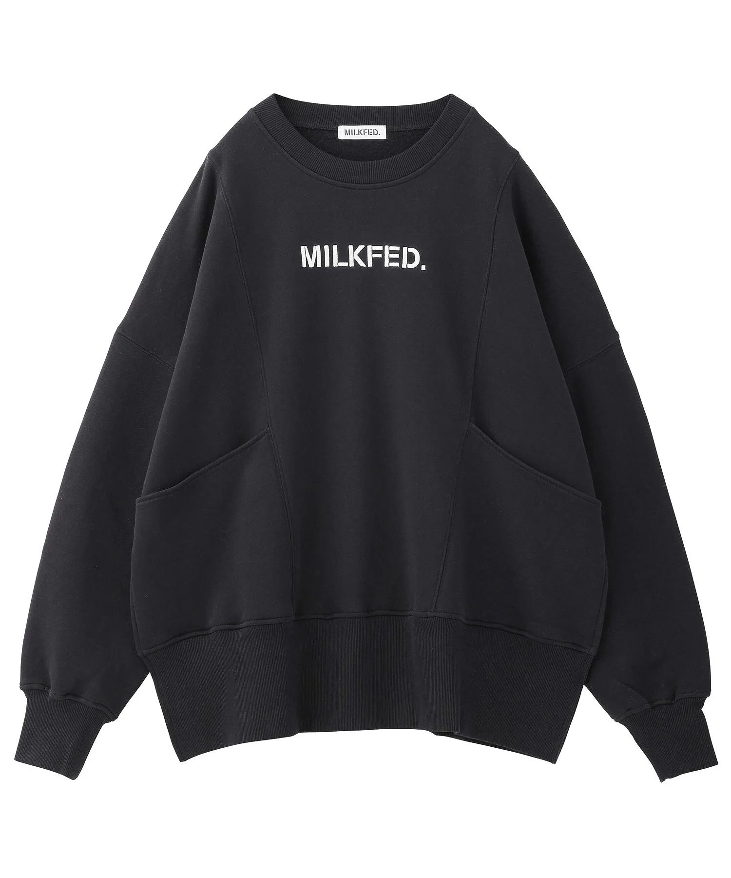 EMBROIDERY LOGO PANELED SWEAT TOP MILKFED. - Image 21