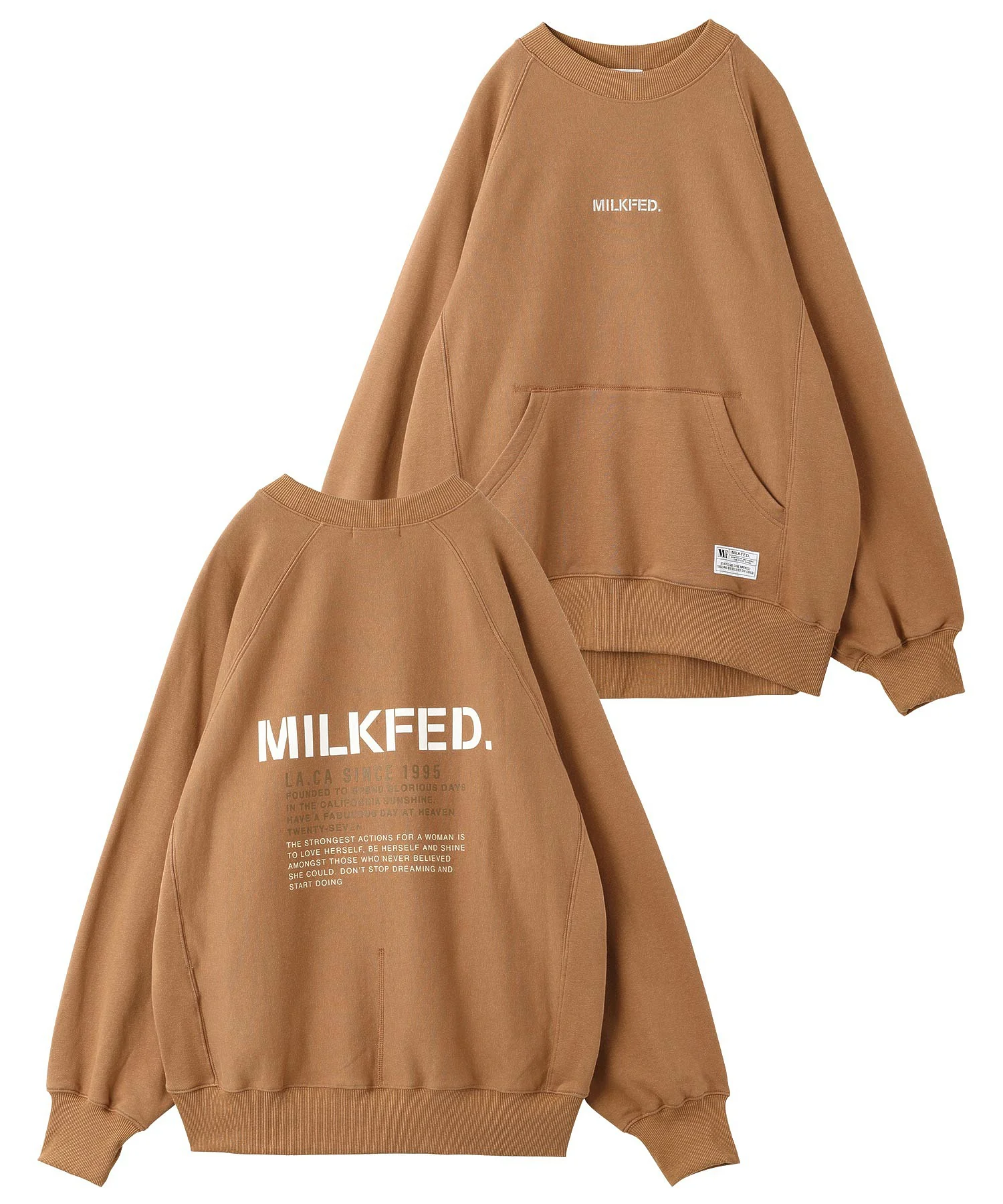 RAGLAN SWEAT TOP MILKFED. - Image 25