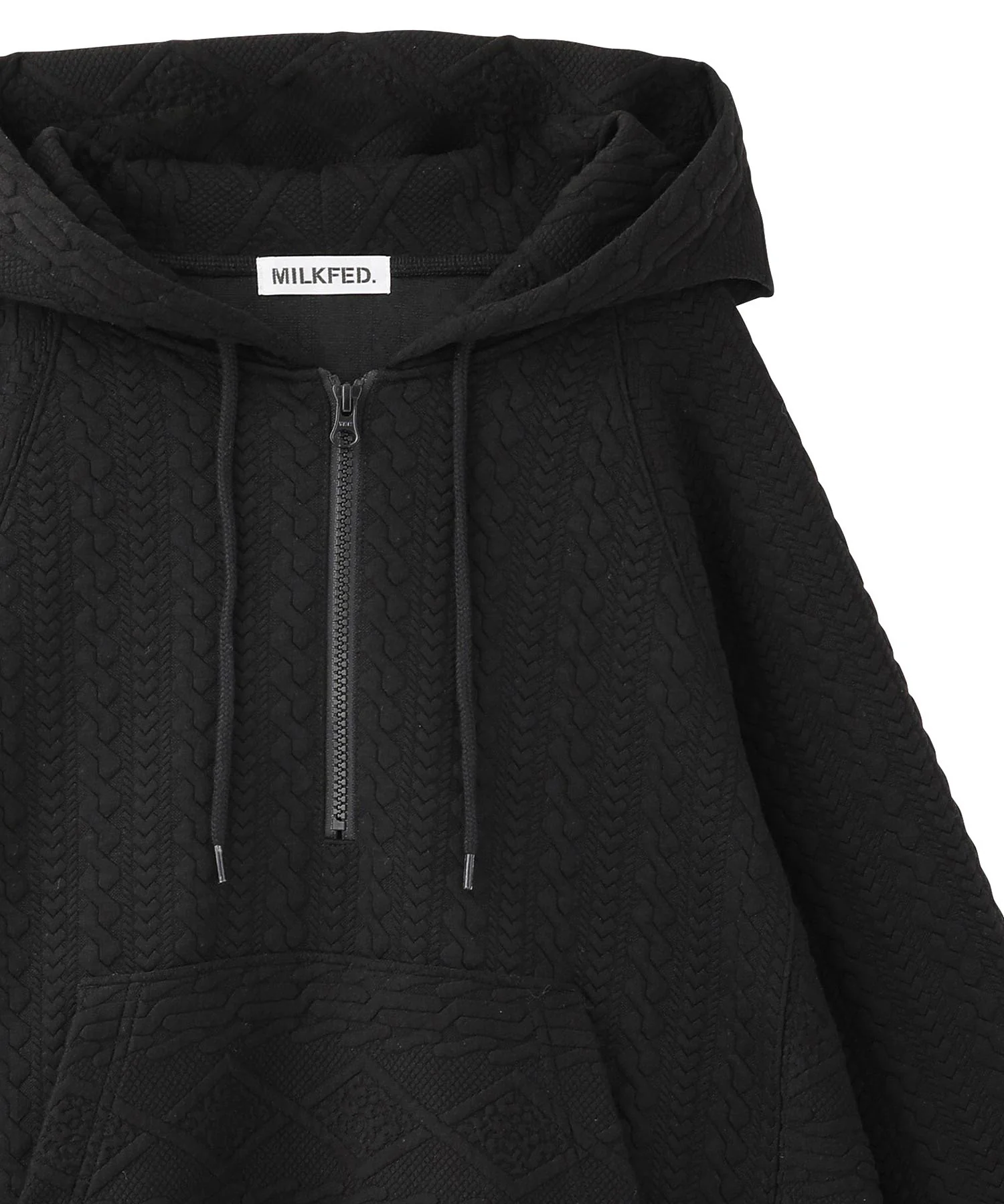JACQUARD RAGLAN HOODIE MILKFED. - Image 2