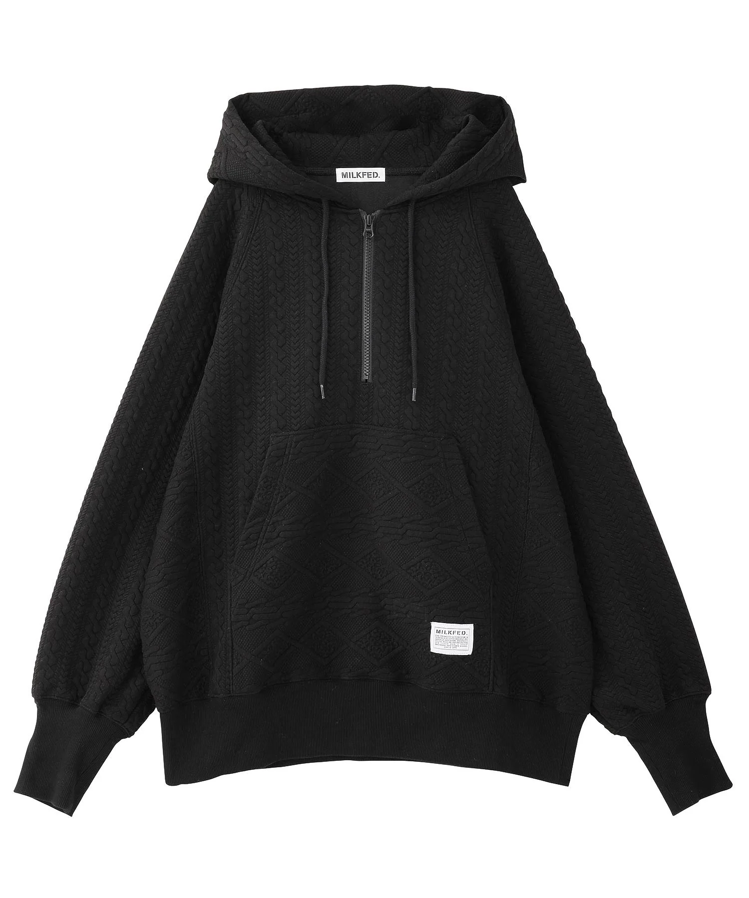JACQUARD RAGLAN HOODIE MILKFED. - Image 21