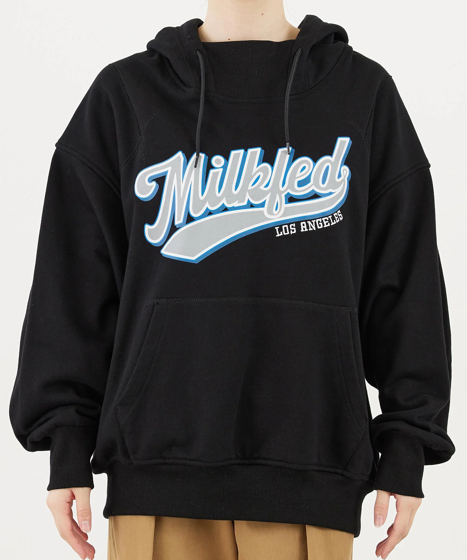 BASEBALL LOGO SWEAT HOODIE MILKFED. - Image 5