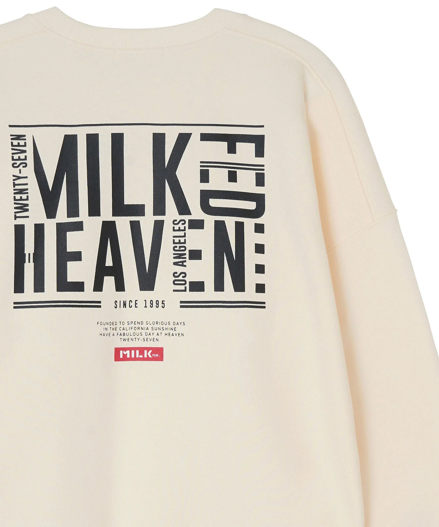 RANDOM LOGO BIG SWEAT TOP MILKFED. - Image 3