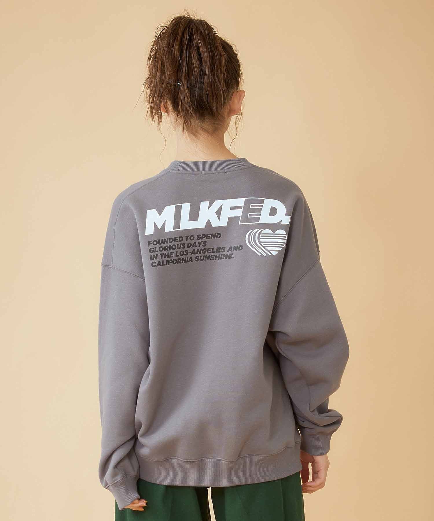 SLICE HEART BIG SWEAT TOP MILKFED. - Image 7