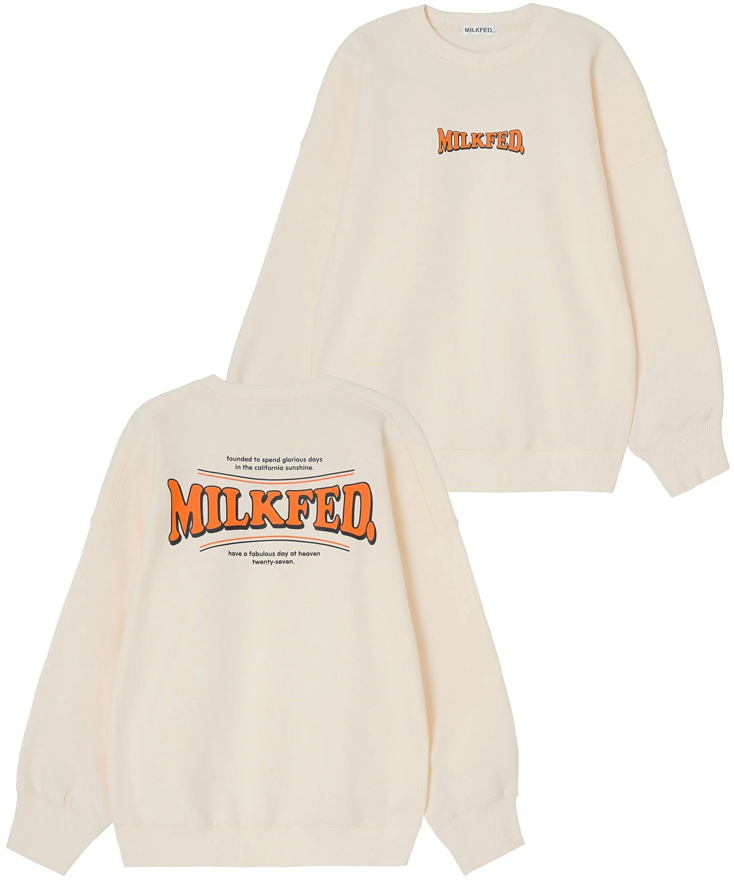 COOPER LOGO BIG SWEAT TOP MILKFED. - Image 29