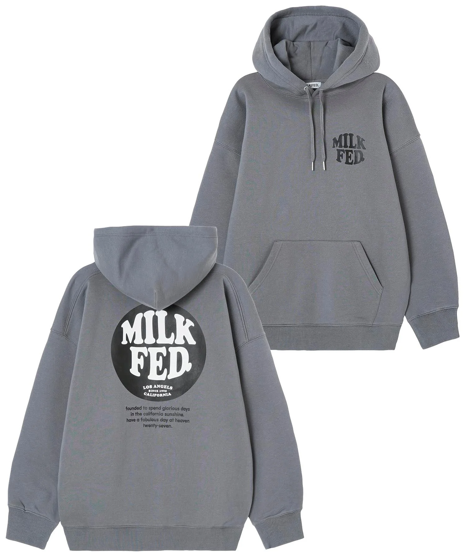 CIRCLE LOGO BIG SWEAT HOODIE MILKFED. - Image 27