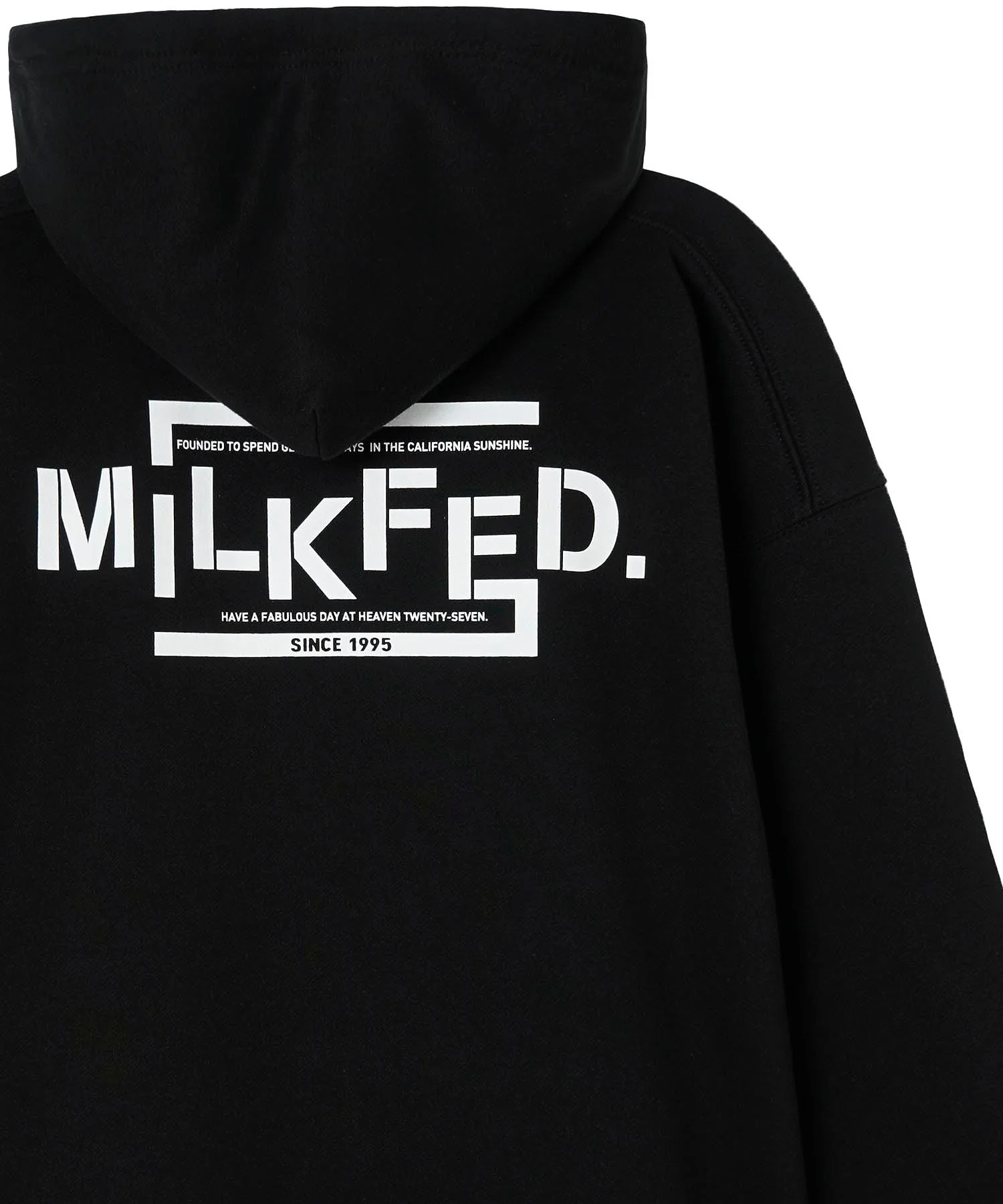 STENCIL BIG SWEAT HOODIE MILKFED.