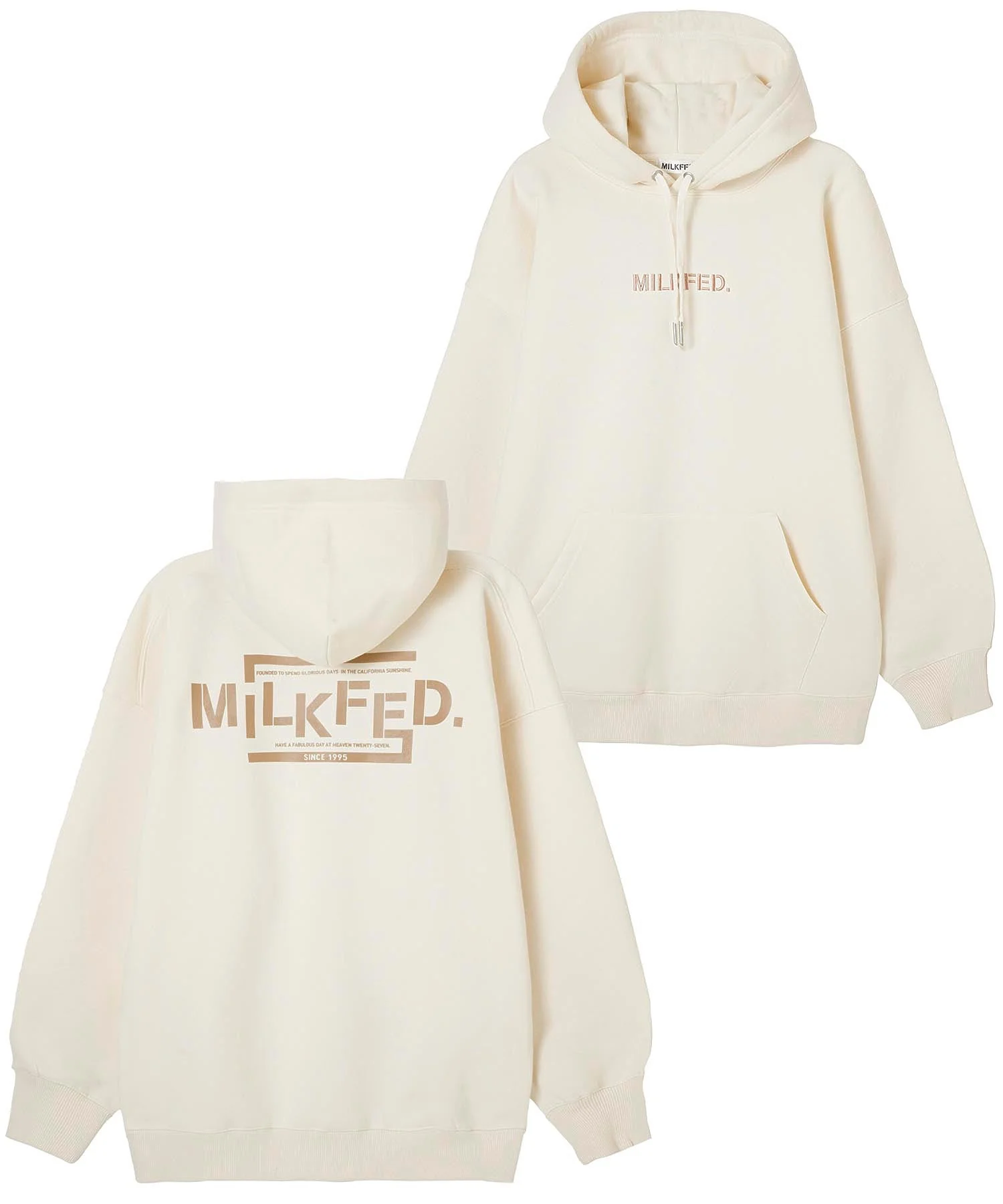 STENCIL BIG SWEAT HOODIE MILKFED. - Image 20